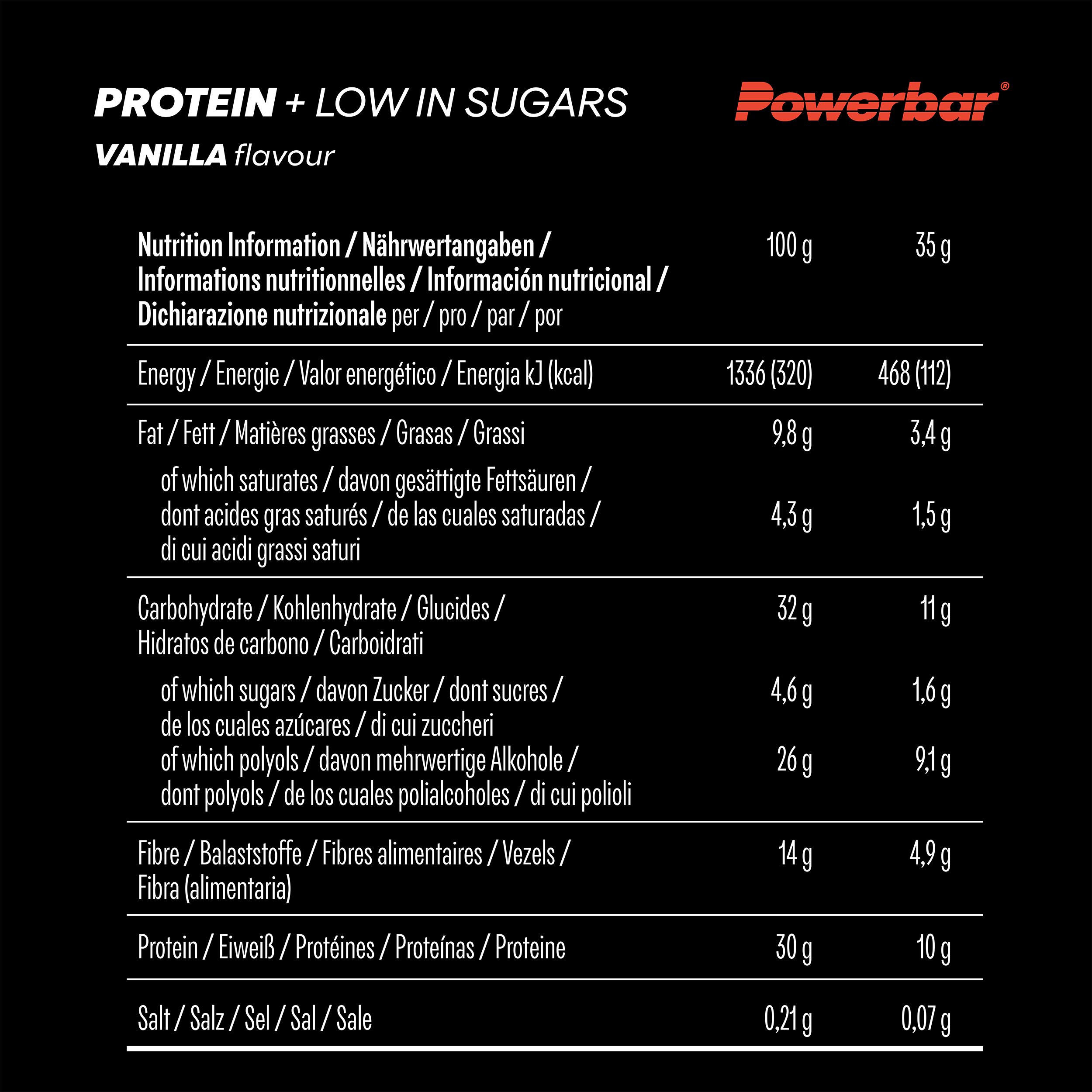 POWERBAR Protein Plus - Low Sugar - Vanilla Riegel