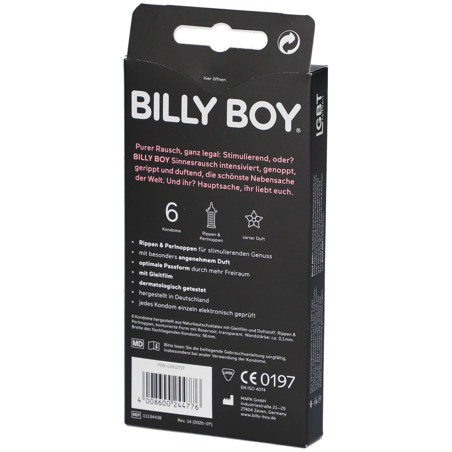 BILLY BOY Kondome Sinnesrausch