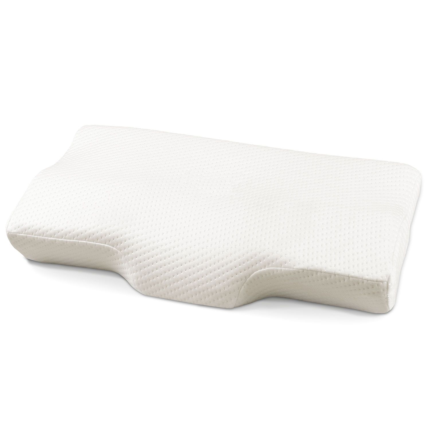 ELONEO Anti-Schnarch Kissen, 35x11x60cm, stabile Lage des Kopfes, Hausstauballergiker geeignet