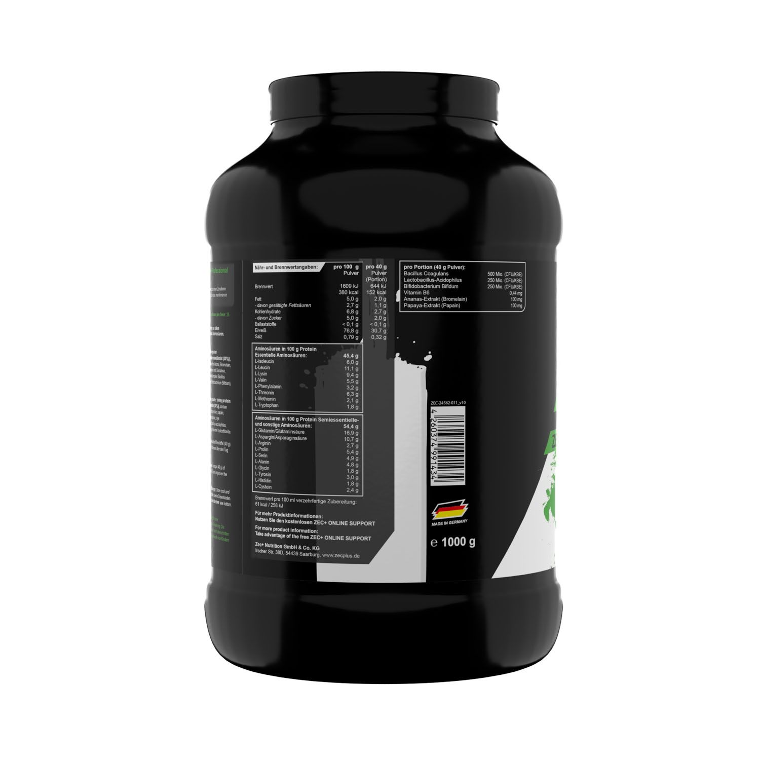 Zec+ Whey Connection Professional Protein Melon 1000 g Pulver