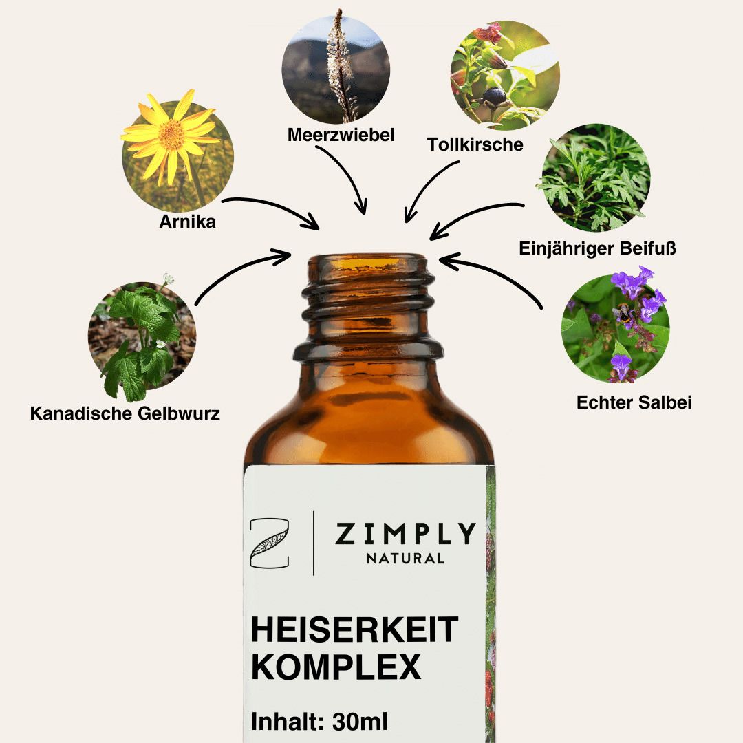 ZIMPLY NATURAL Heiserkeit  Komplex Spray