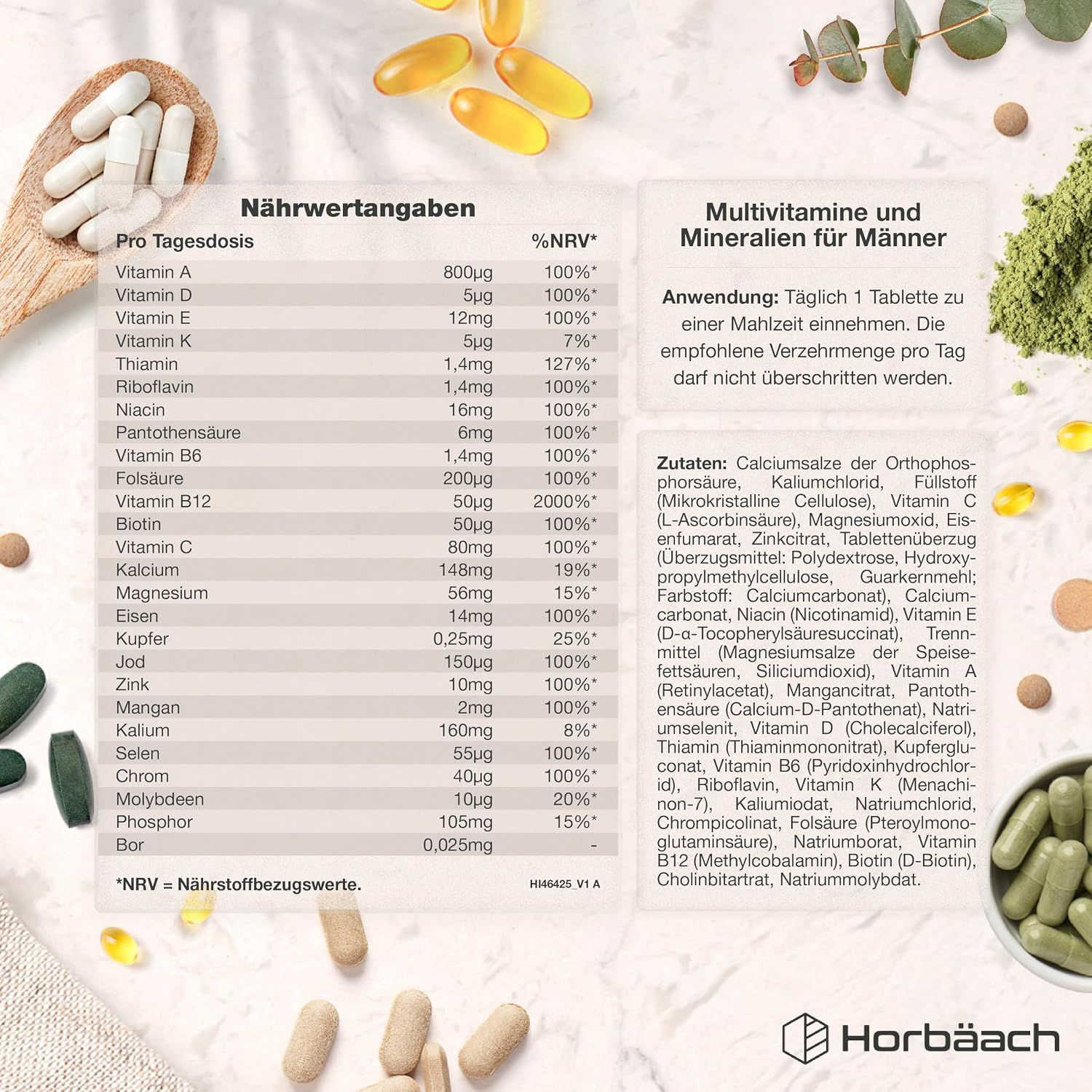 Horbäach Multivitamin für Männer