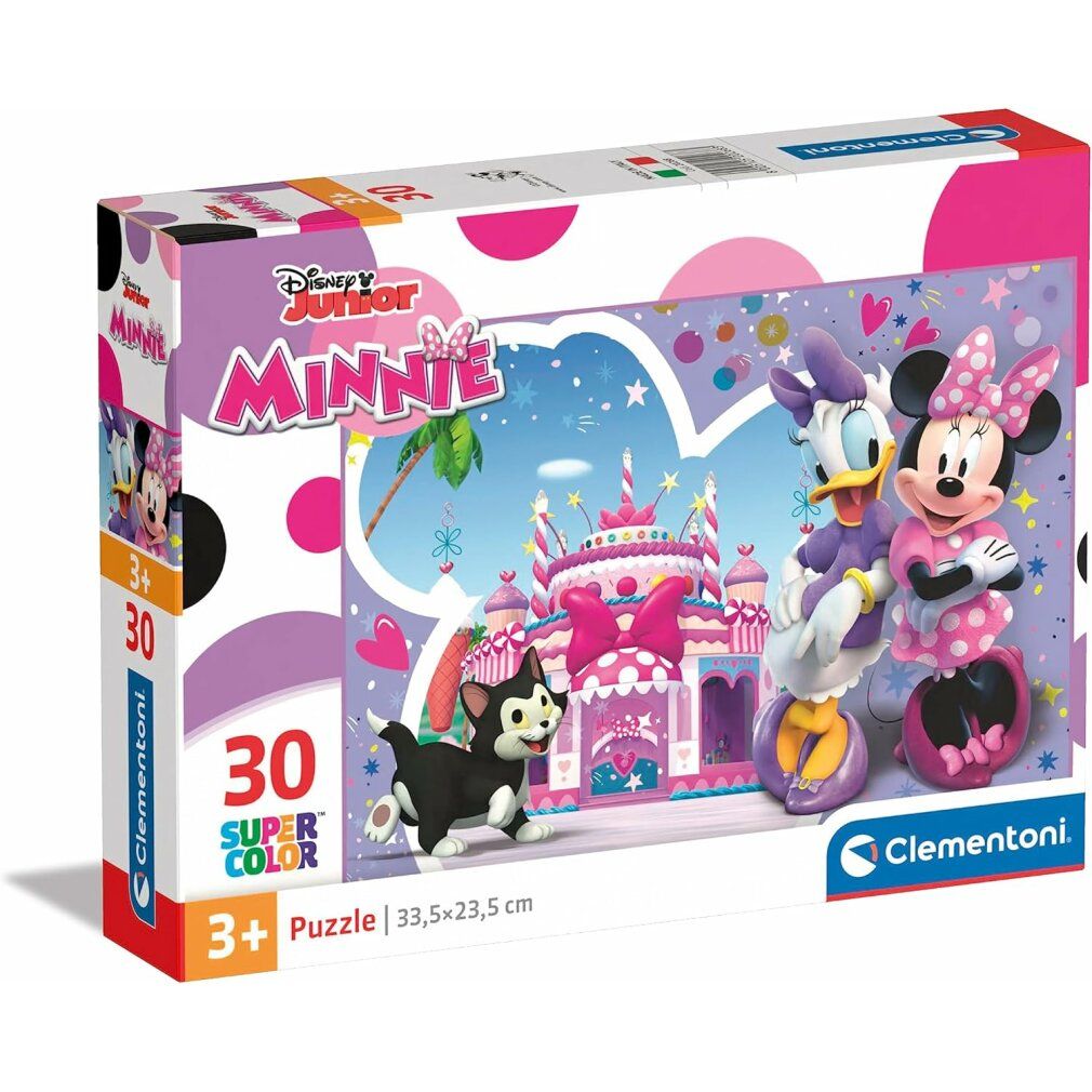 clementoni Puzzle Minnie Mouse: Geburtstagskuchen 30 Teile