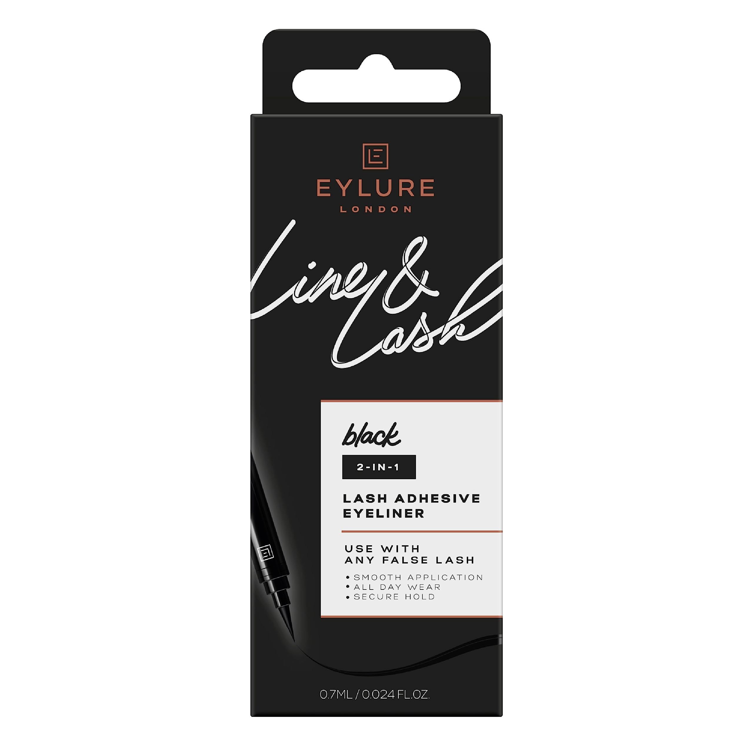 Eylure Penna Colla per Ciglia e Eyeliner - Nero 0,7ml
