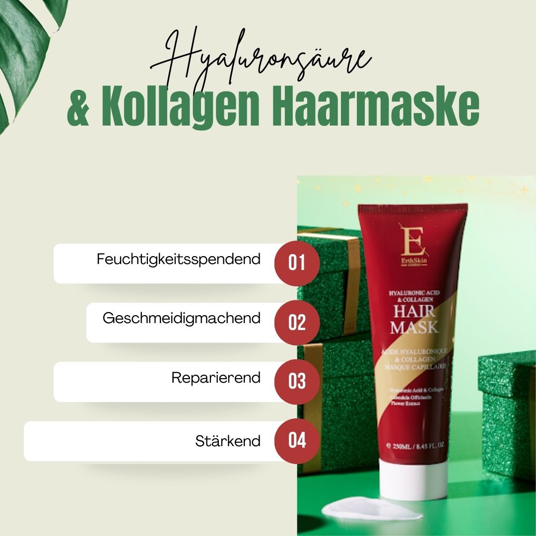 ErthSkin London Hyaluronsäure & Kollagen Haarmaske