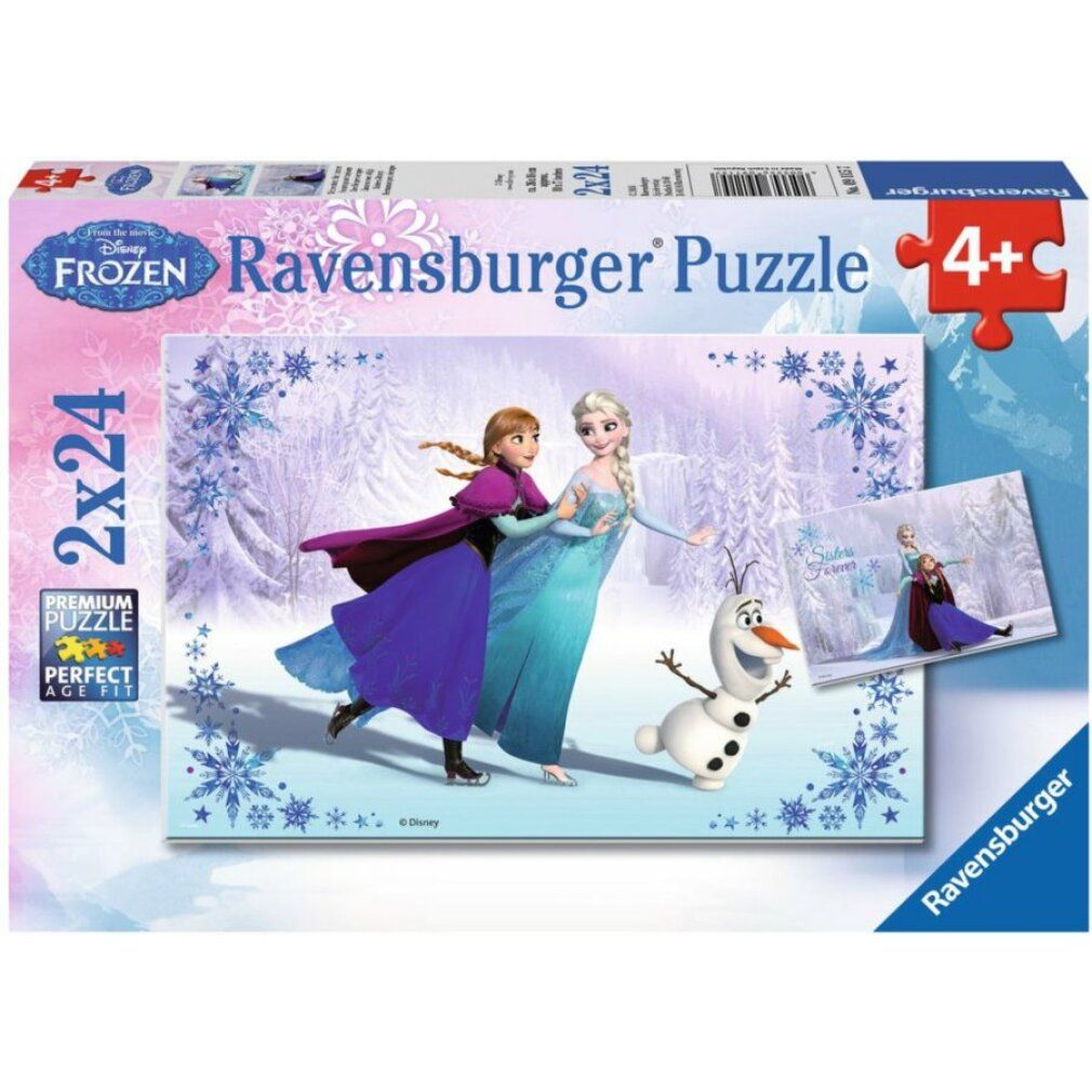 Disney Frozen Puzzle: Schwestern für immer, 2x24tlg.