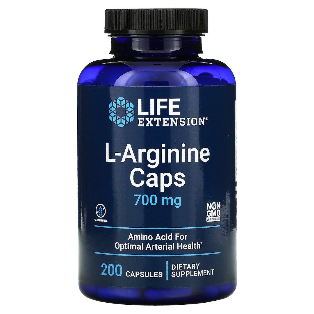 Life Extension L-Arginin-Kapseln 700 mg 200 St