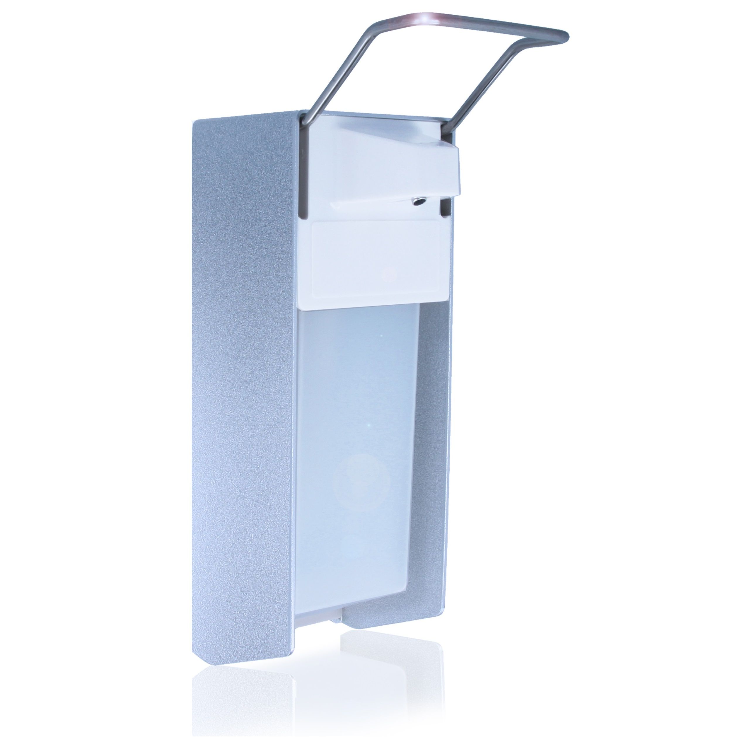 Horn Medical Desinfektionsmittel Wandspender aus Aluminium inkl. Leerbehälter