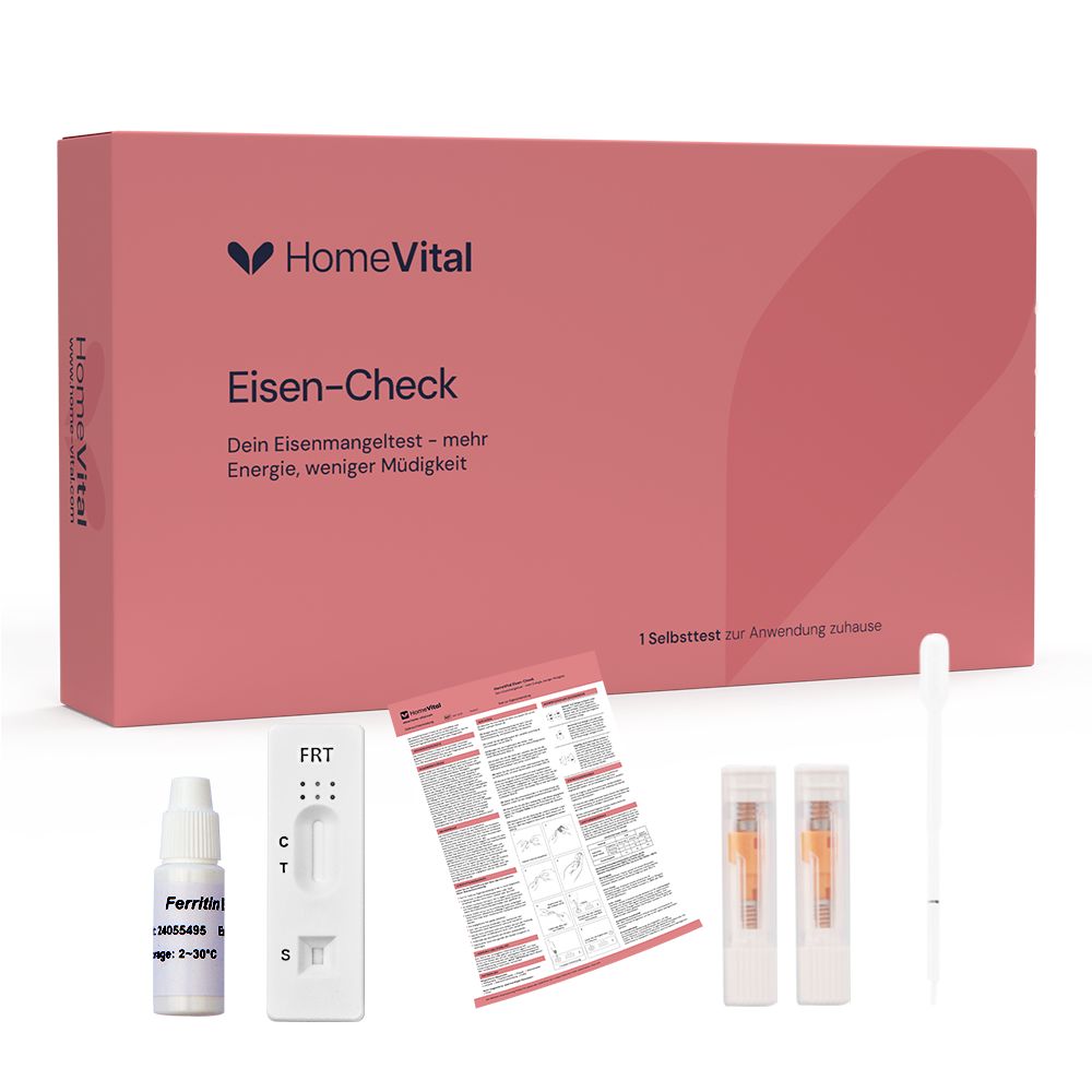Homevital Eisen-Check Selbsttest Blut 1 St Test