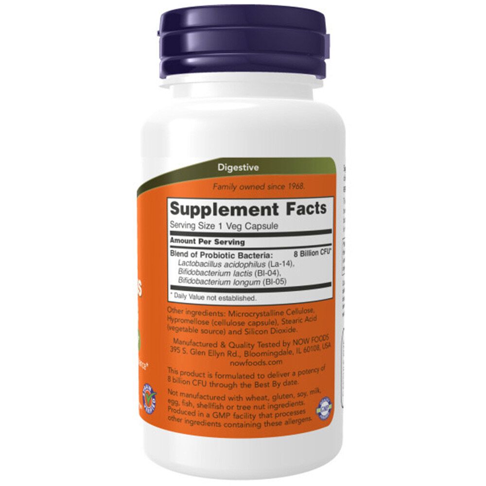 Now Foods, 8 Milliarden Acidophilus & Bifidus