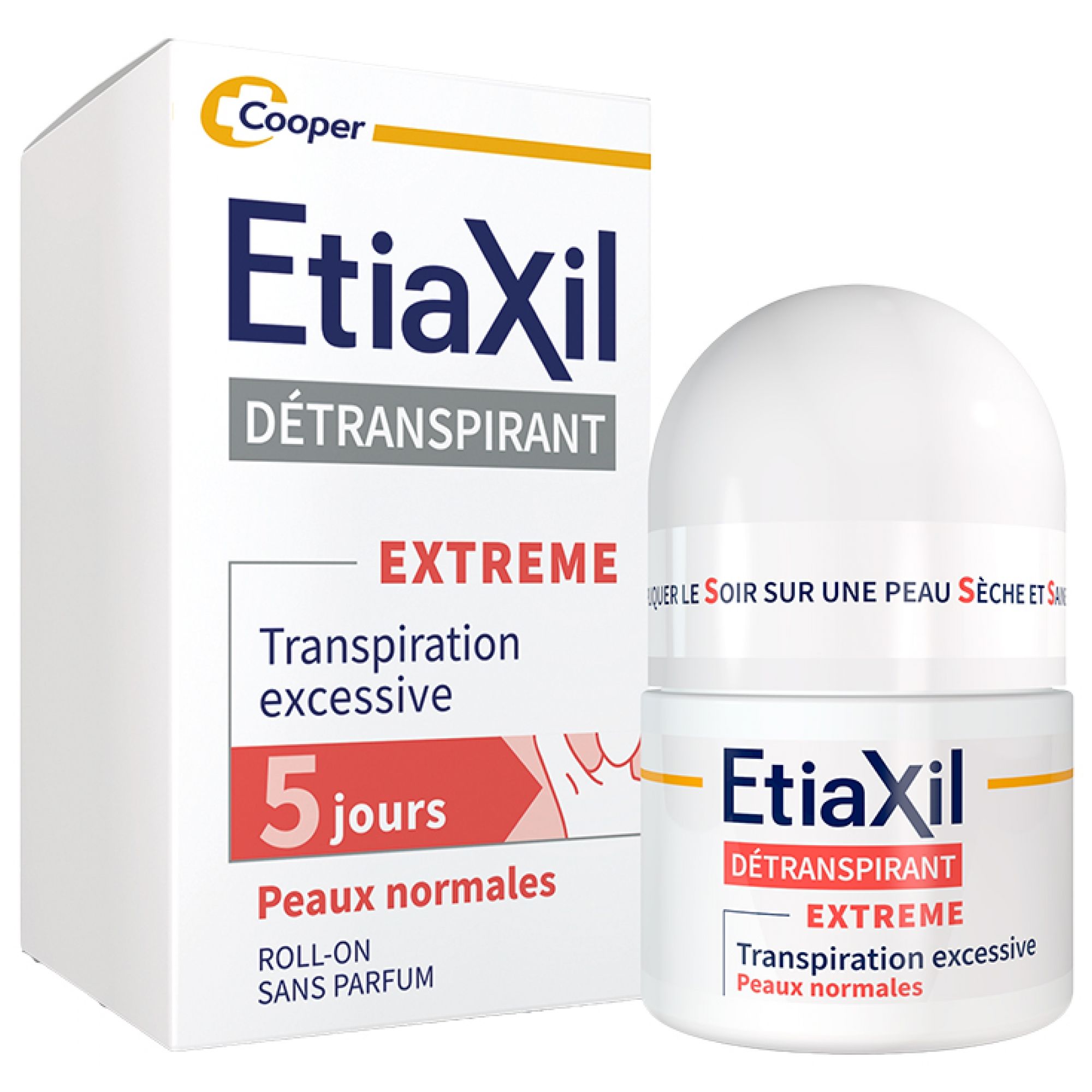 Etiaxil Antitranspirant Behandlung Roll-On Normal Hoch 4,2x7,4x4 cm
