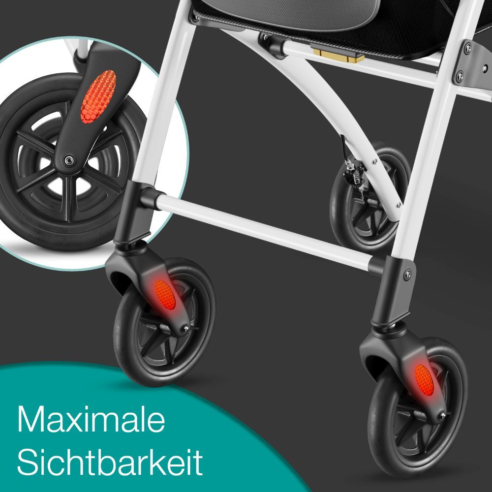 Wohnungsrollator Premium weiß