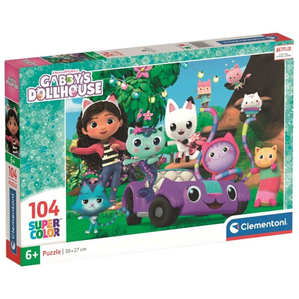 Gabby's Dollhouse 104-teiliges Clementoni-Puzzle