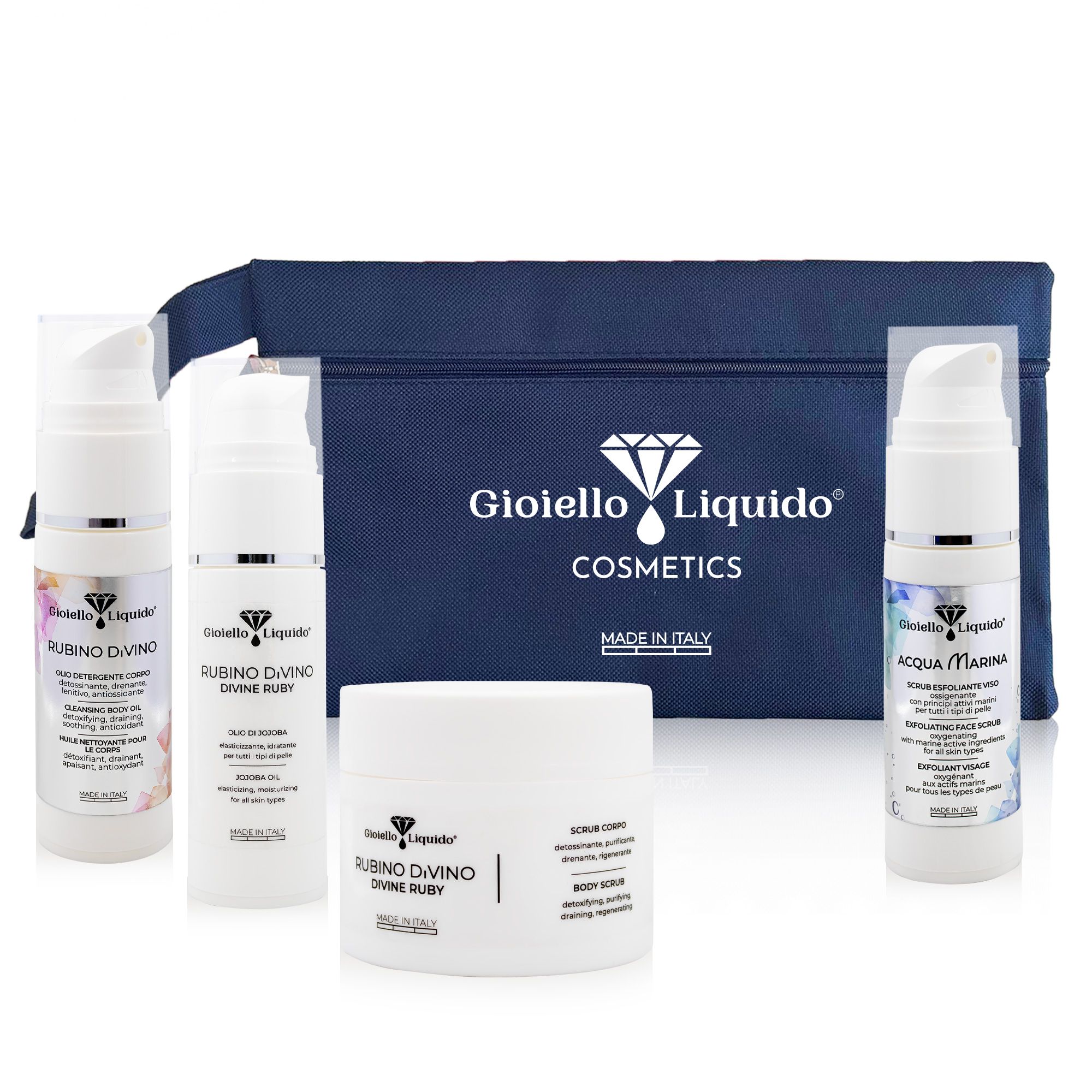 Gioiello Liquido Reise-Set für Gesicht und Körper