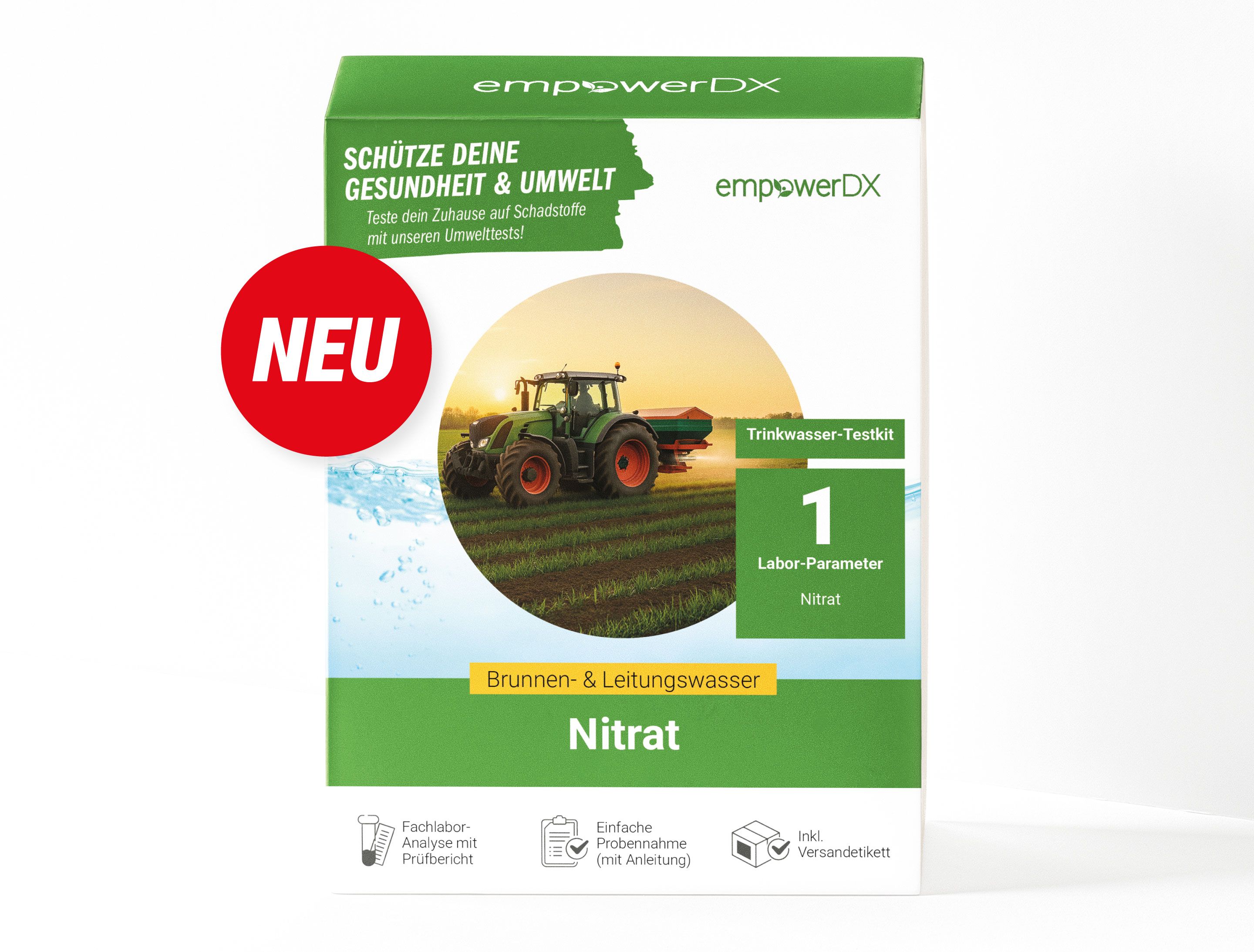 empowerDX Nitrat Trinkwasser - Testkit