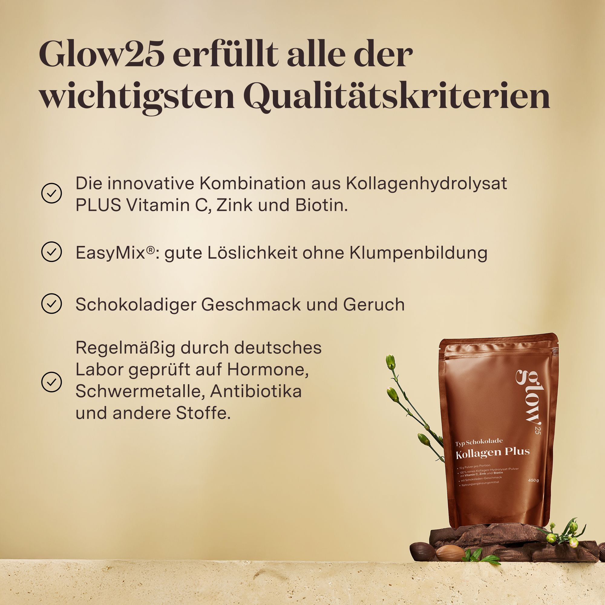 Glow25® Collagen Plus Typ Schokolade