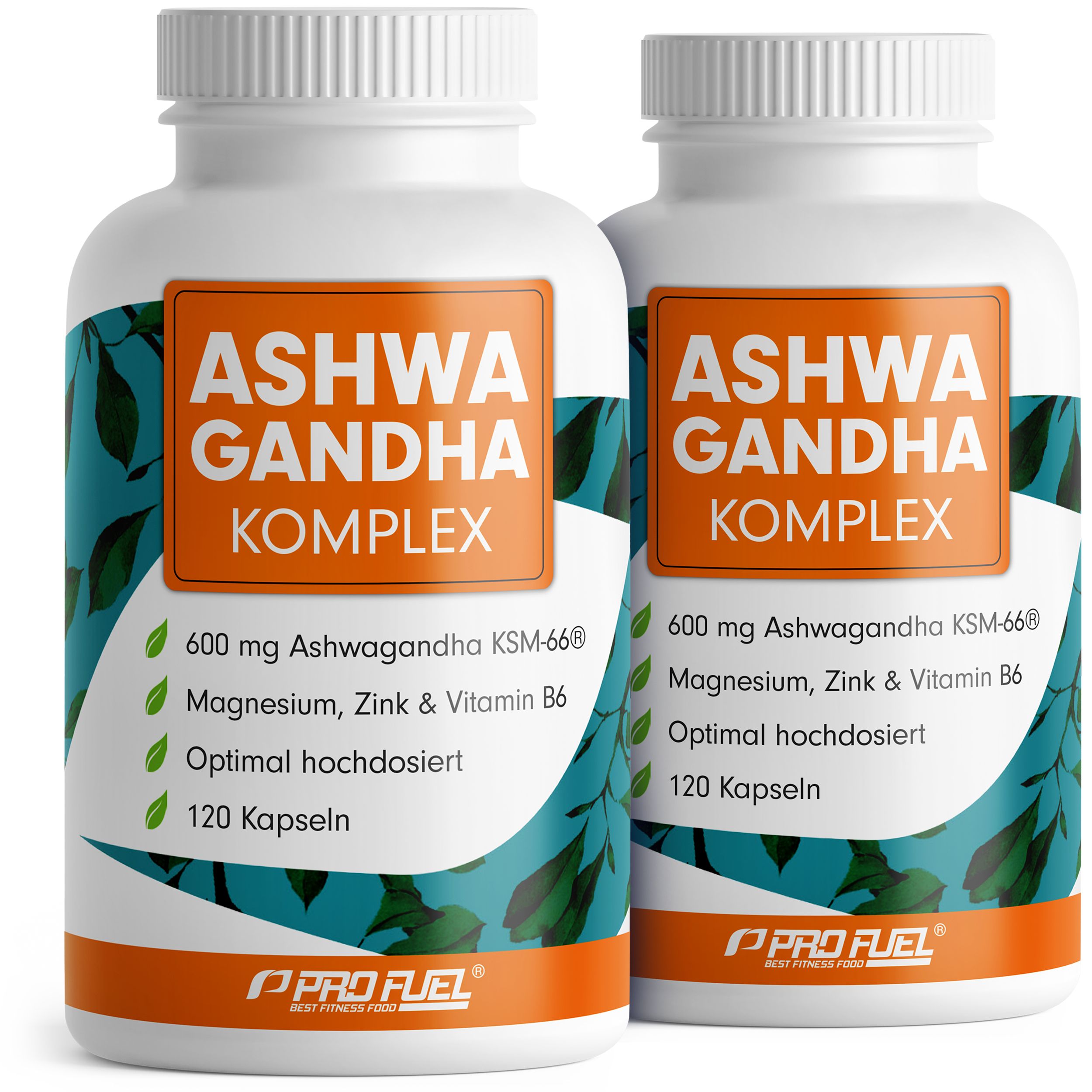 ProFuel - Ashwagandha Komplex mit Premium KSM-66 - 240 Kapseln