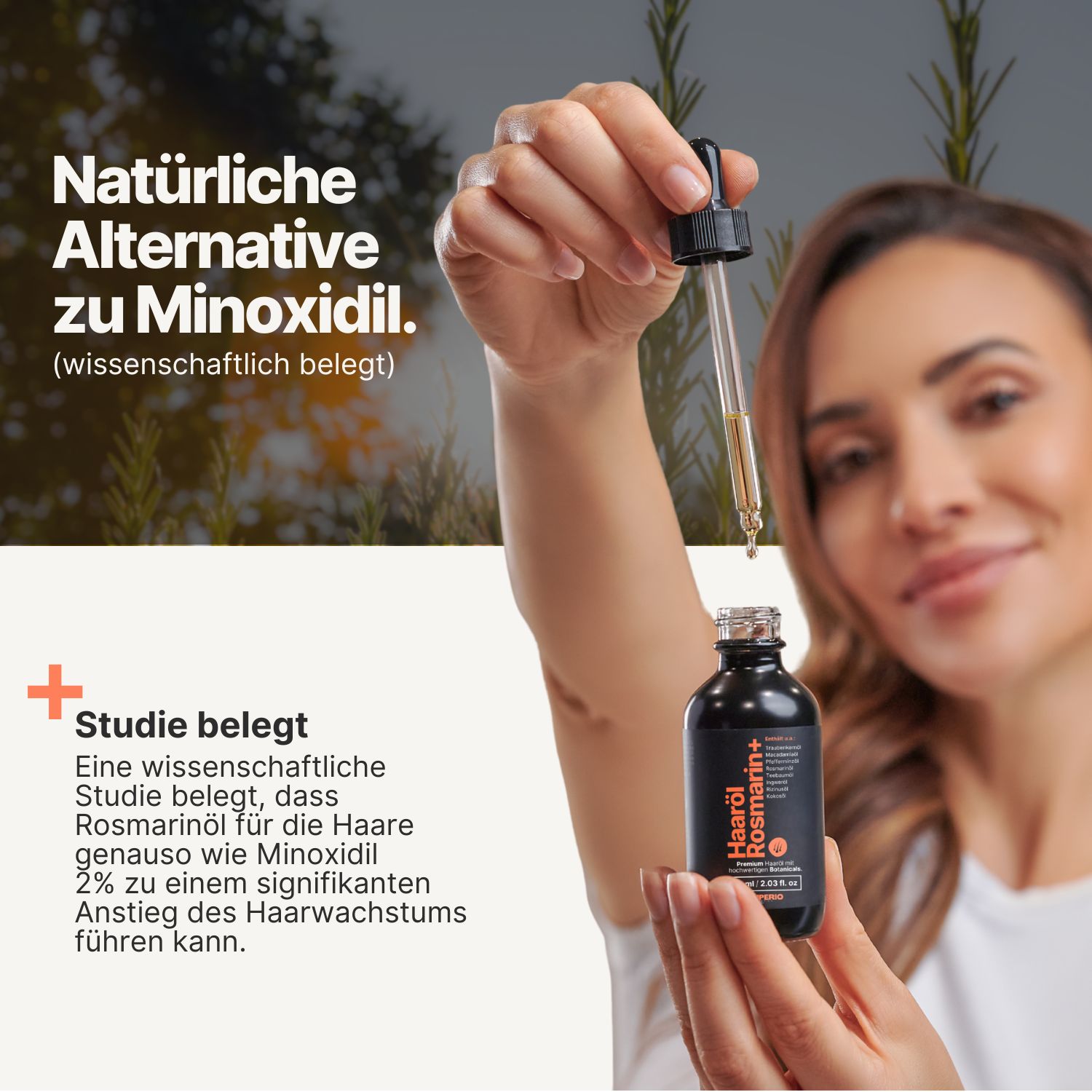 IMPERIO® Haaröl Rosmarin+ revitalisierendes Haaröl für mehr Haarwachstum