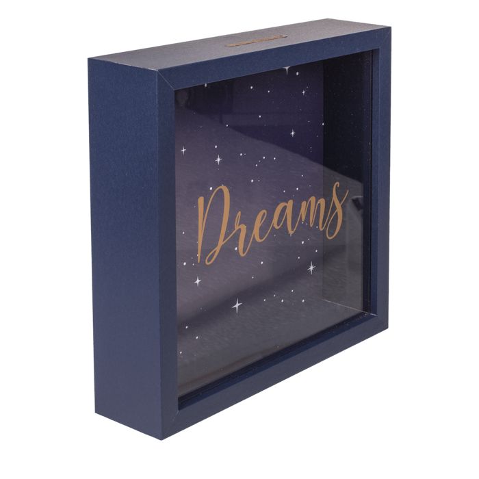 Out of the Blue Holz-Spardose, Dreams, im Rahmen