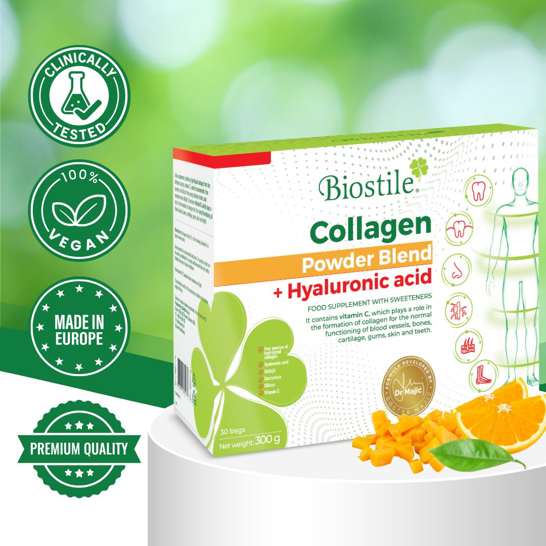 Biostile Collagen Powder Blend + Hyaluronic acid