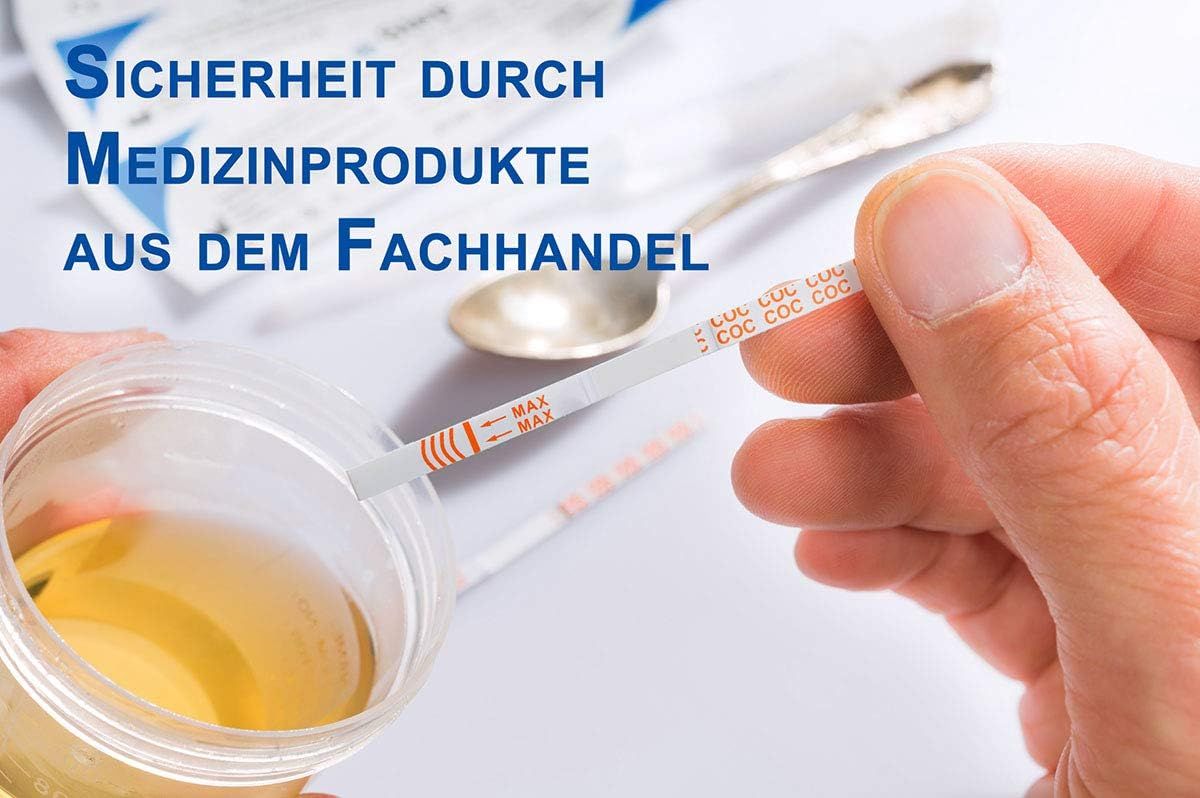 One+Step Kokain Drogentest-Schnelltest - Selbsttest mit hoher Sensitivität  Cut-off: 100 ng/ml 5 St - SHOP APOTHEKE