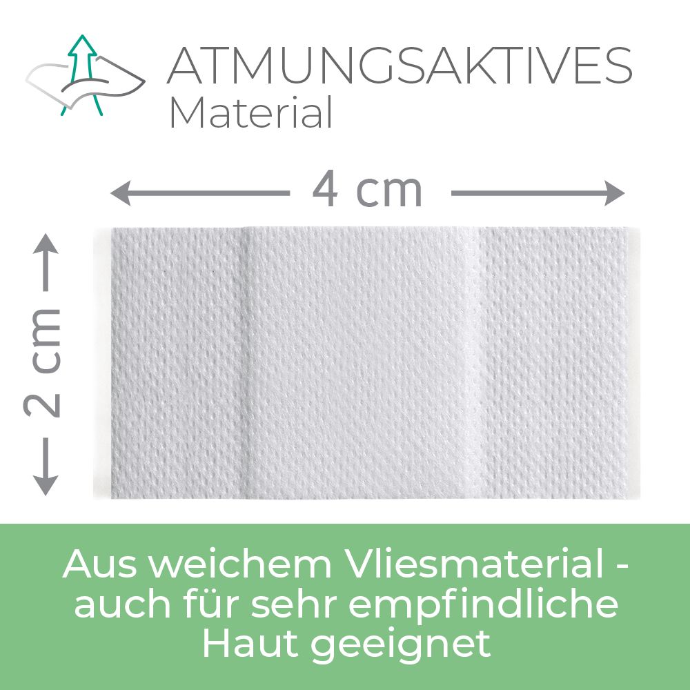 Medrull Ultra Pore weiche, selbstklebende Injektionspflaster 2 x 4cm