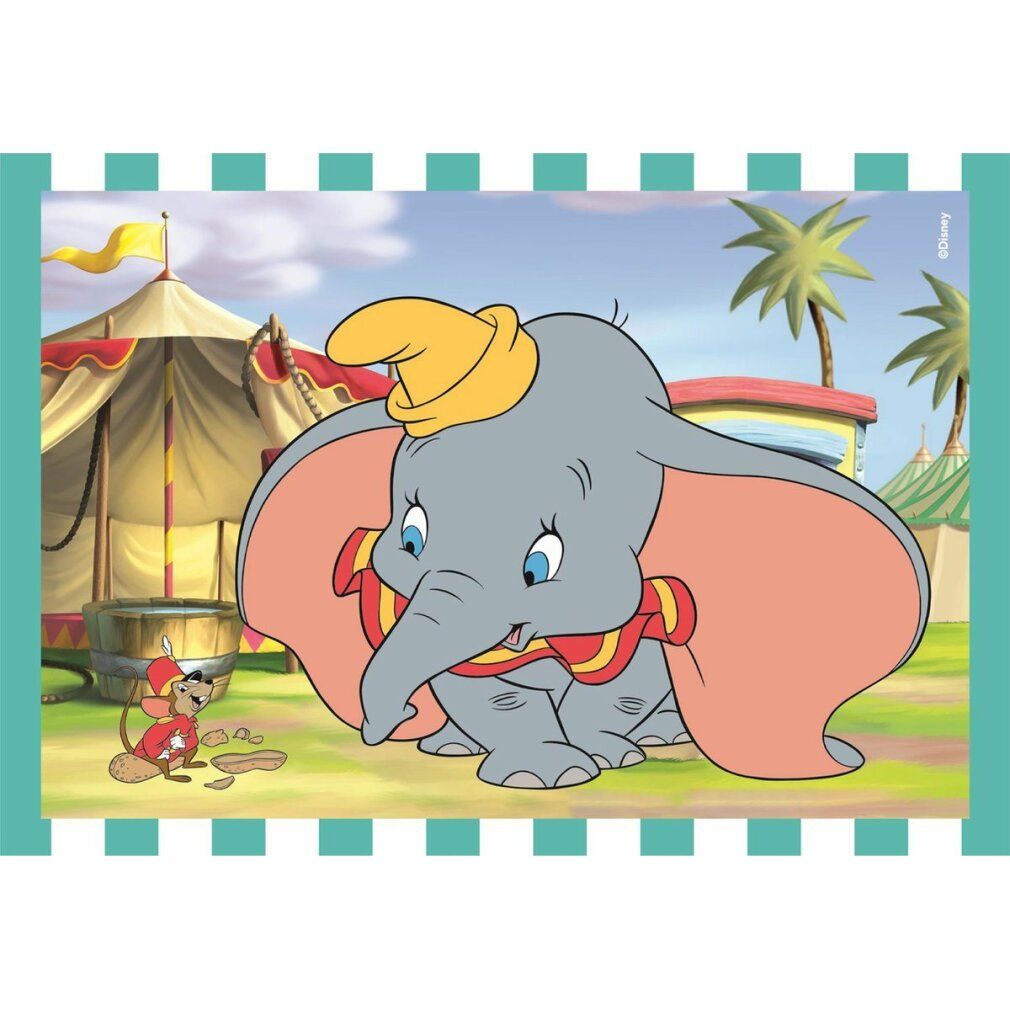 Supercolor 4 in 1 - Disney Classics (4 Puzzle (12-24 Teile))