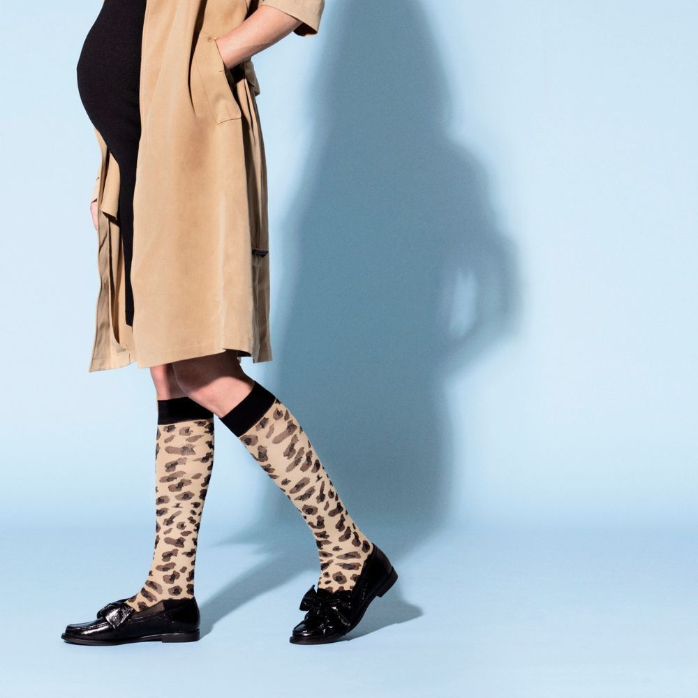 SupCare Stützstrümpfe Leopard