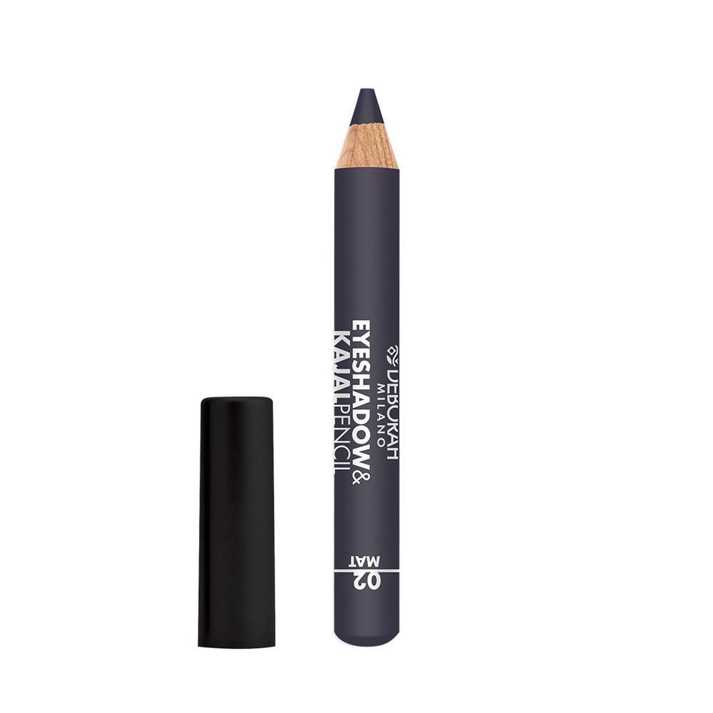 Debora Deborah Eyeshadow & Kajal Pencil Grey Finish Mat 2 1 St