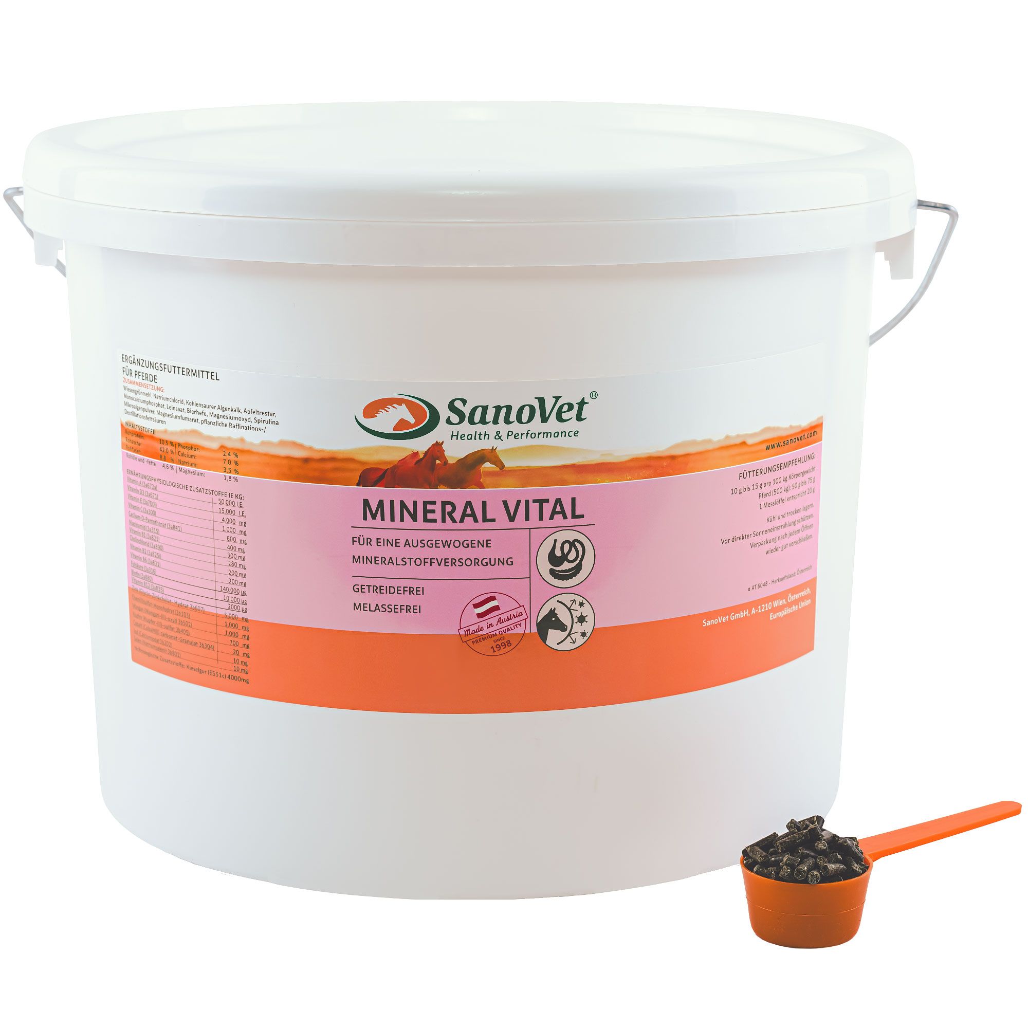 SanoVet Mineral Vital 10 kg Pellets