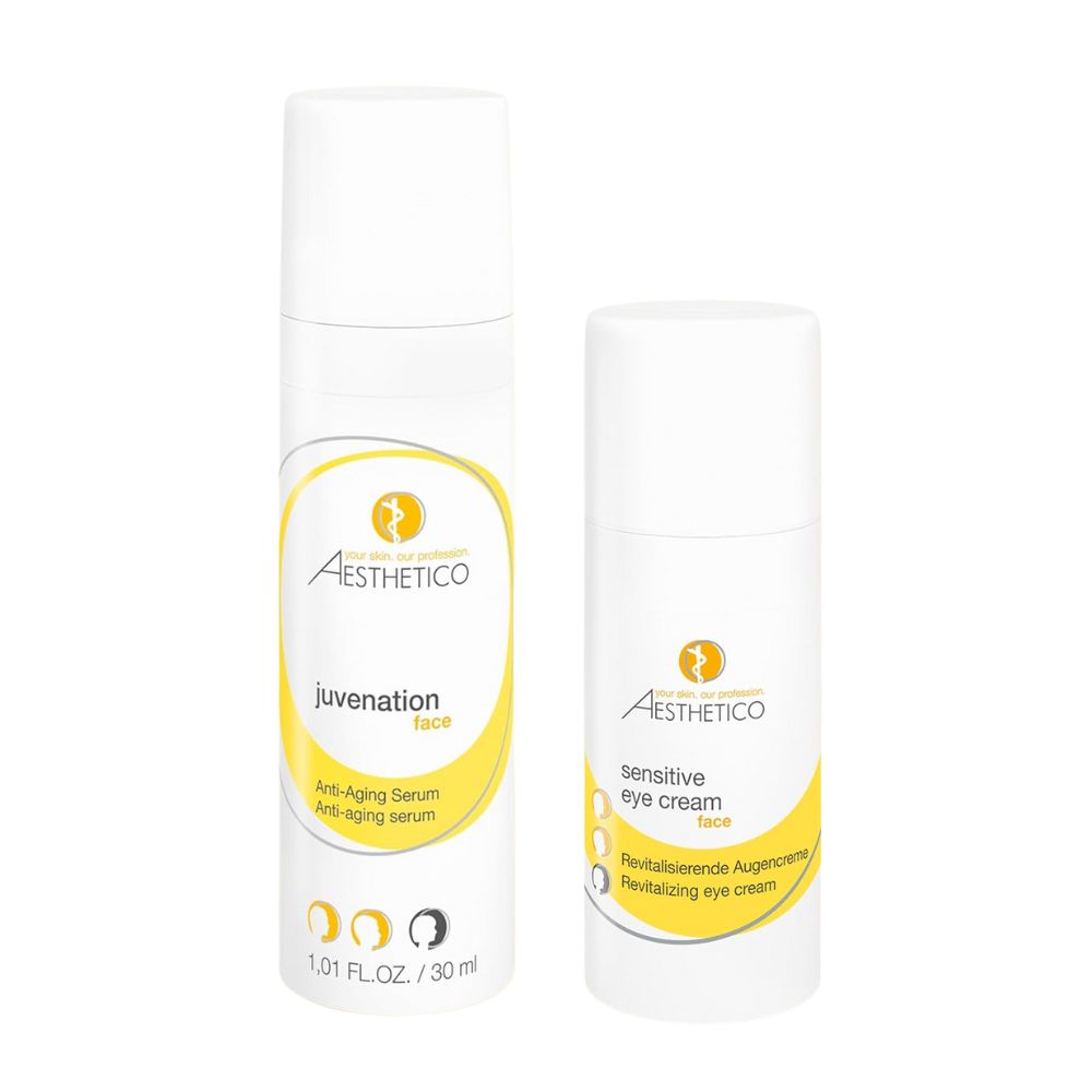 Aesthetico Sparset Sensitive Eye Cream + Juvenation Serum