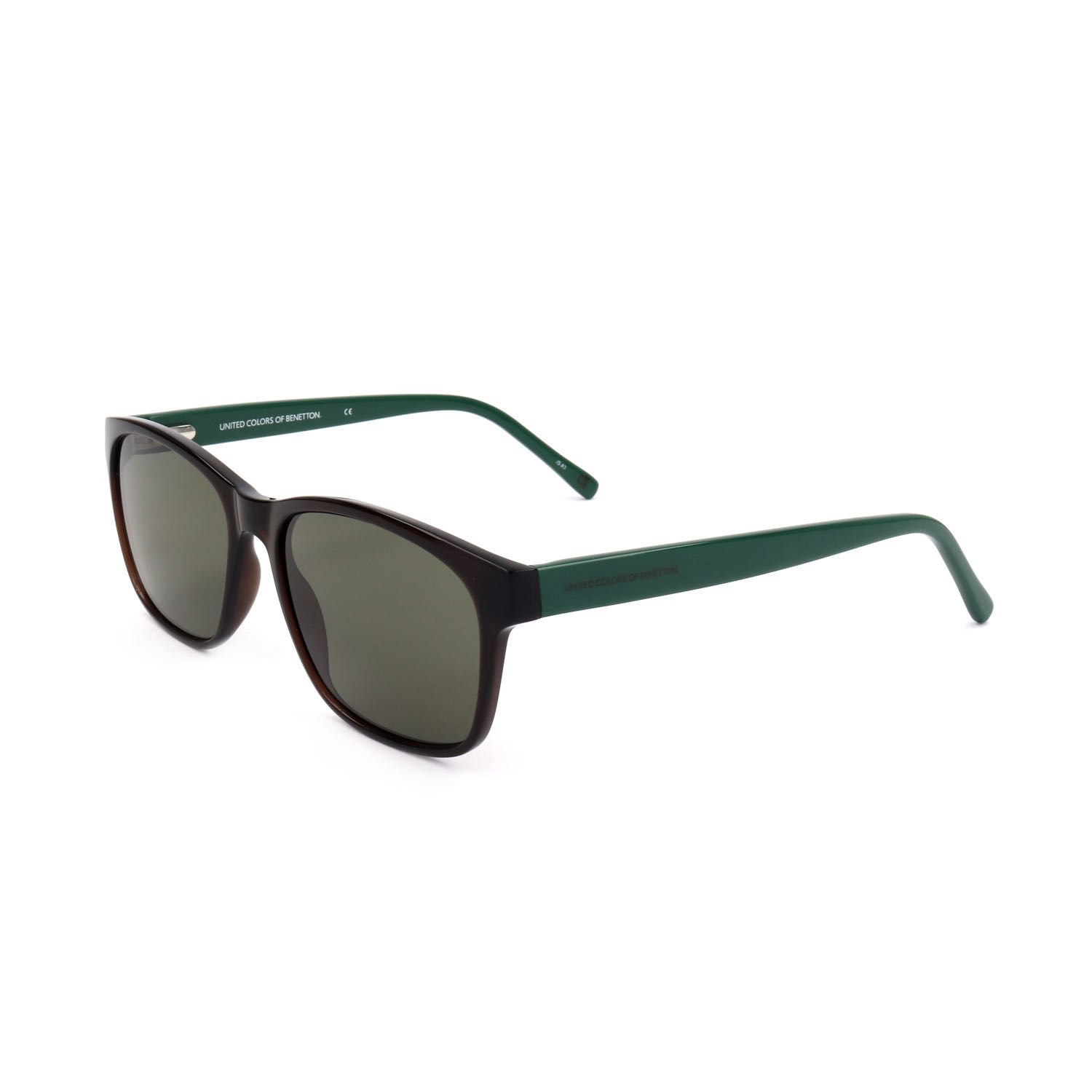 Benetton occhiali da sole uomo BEO1034 dark brown dark green