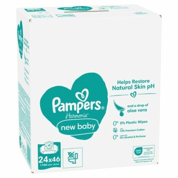 Pampers - Feuchttücher "Harmonie New Baby" 1104St.