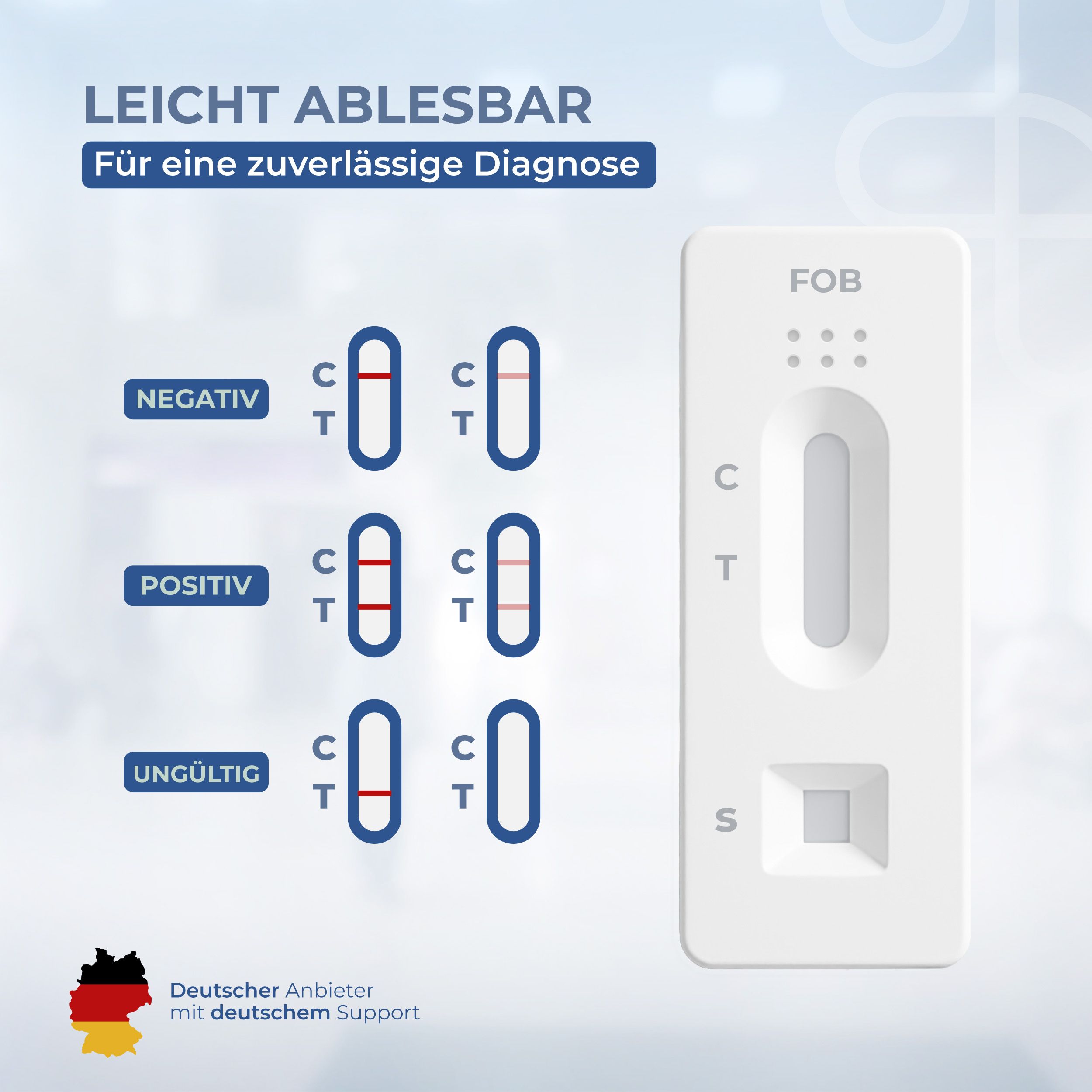 Homehulab 2x Darmkrebs Schnelltest – Stuhltest für zuhause - Ergebnis in Minuten