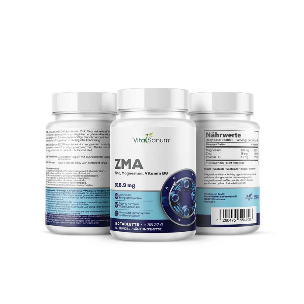 VitaSanum® ZMA - Zink Magnesium Vitamin B6