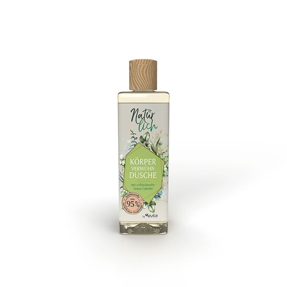 Natürlich by evita Körper-Verwöhndusche Litsea Cubeba 300 ml Duschgel