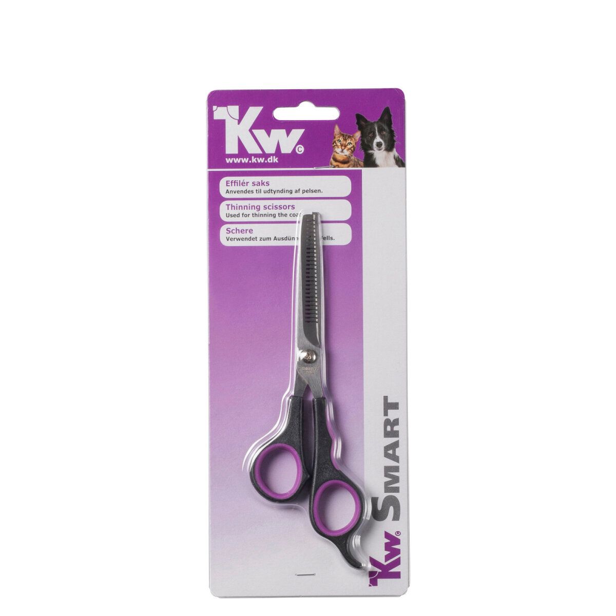 KW SMART Effilierschere für Hunde und Katzen - 17 cm