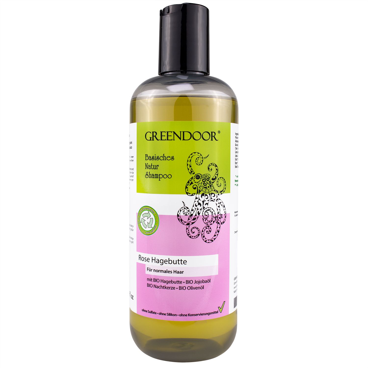 Basisches Natur Shampoo Rose Hagebutte, vegan, natürlich, outdoor geeignet, mit Bio Ölen