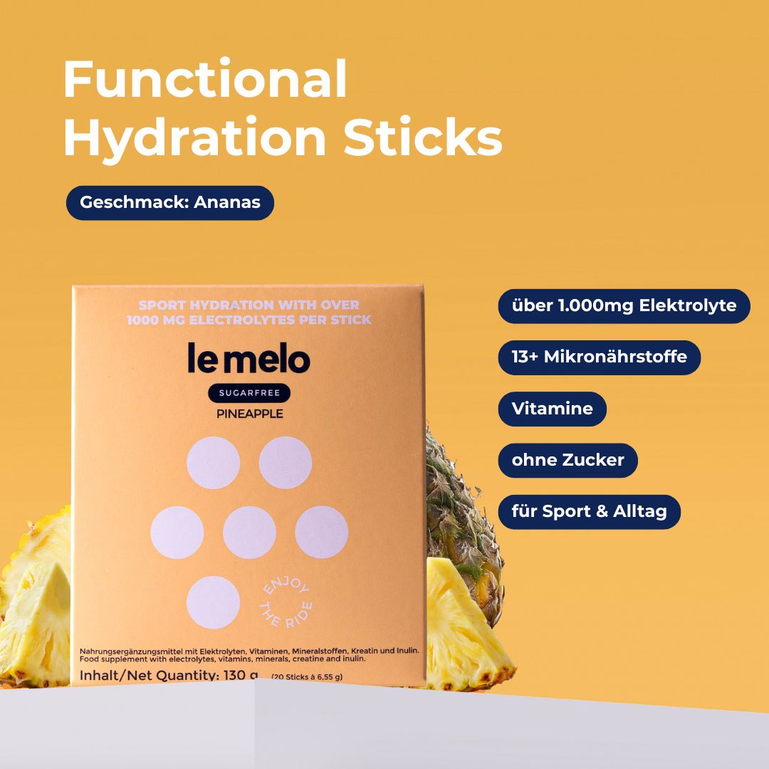 le melo PINEAPPLE - funktionale Hydration ohne Zucker