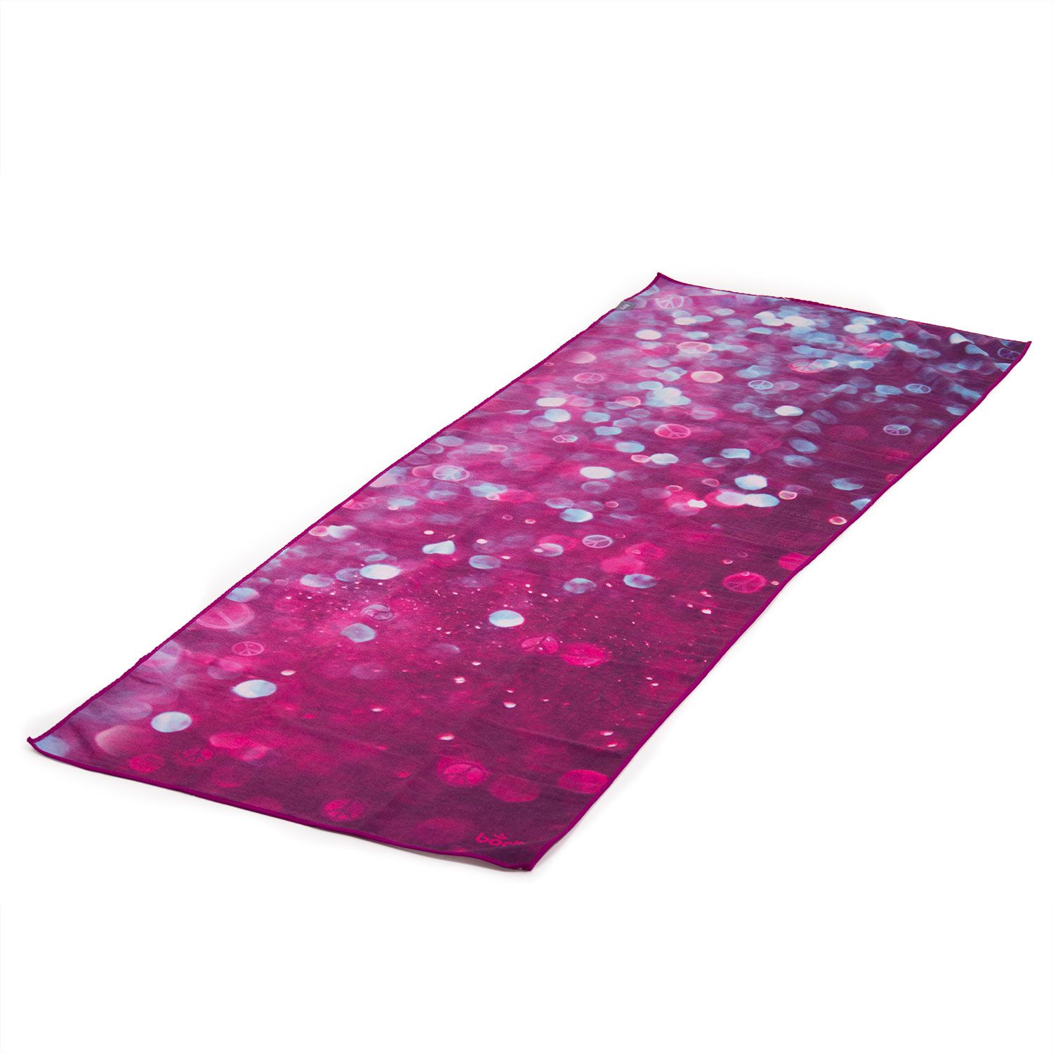 bodhi Grip² Yoga Towel Art Collection, aubergine 1 St