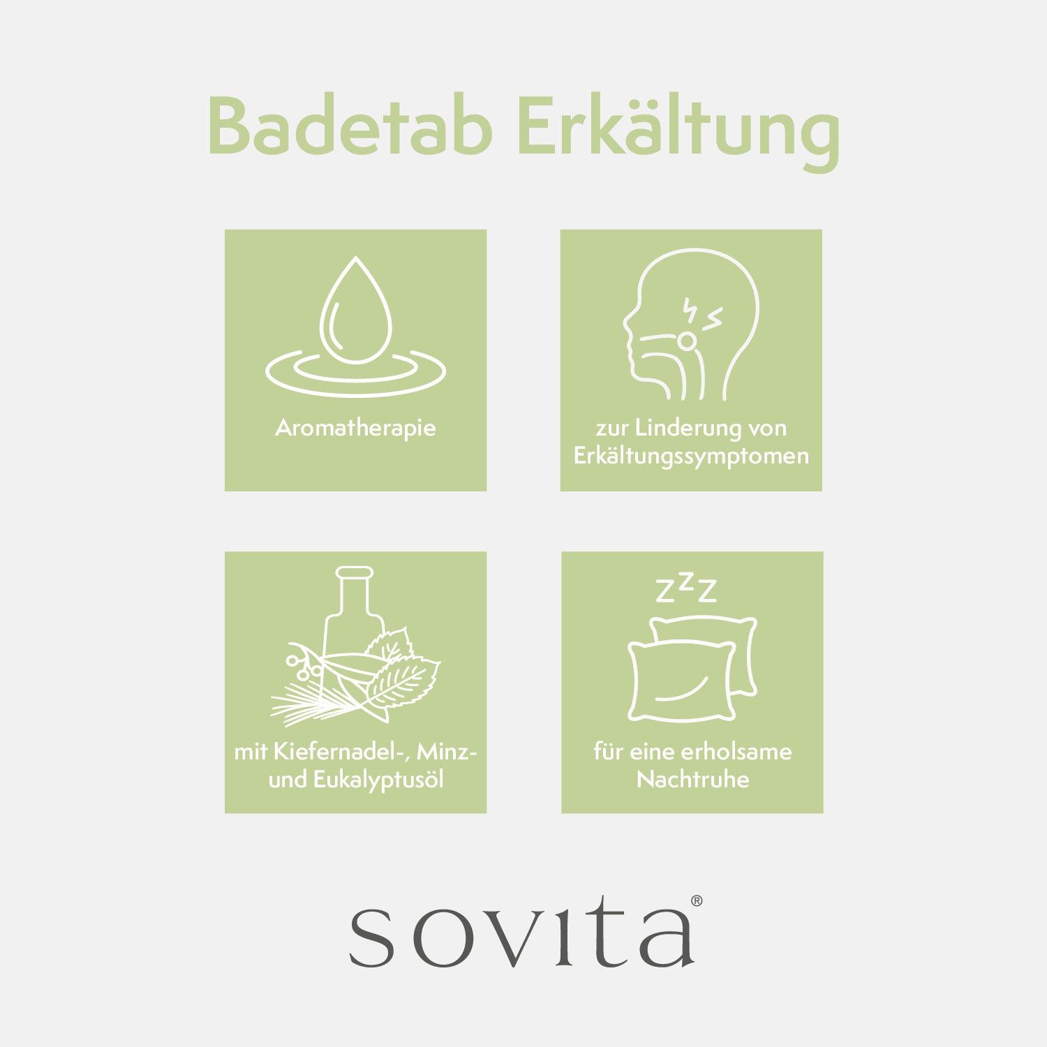 sovita Badetab Aromatherapie "Erkältung"