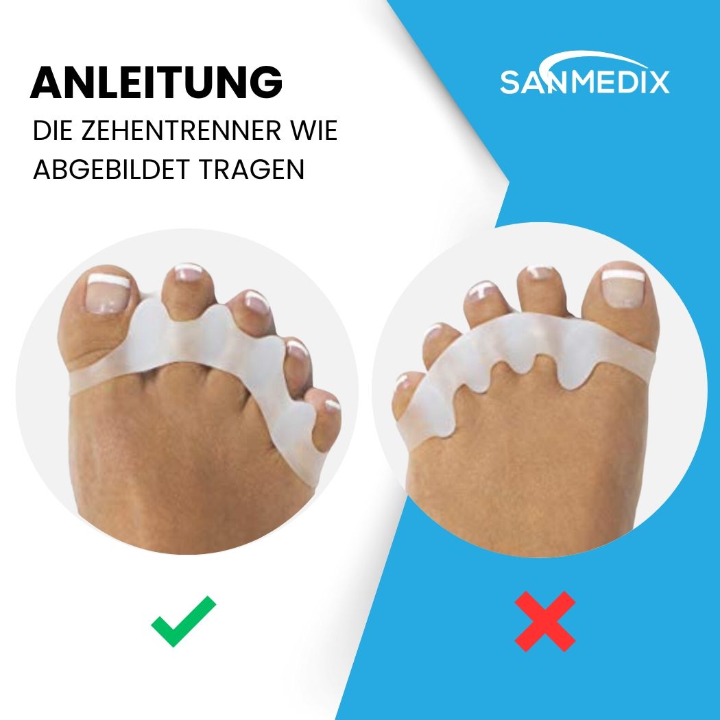 Sanmedix® Zehenspreizer für alle Zehen