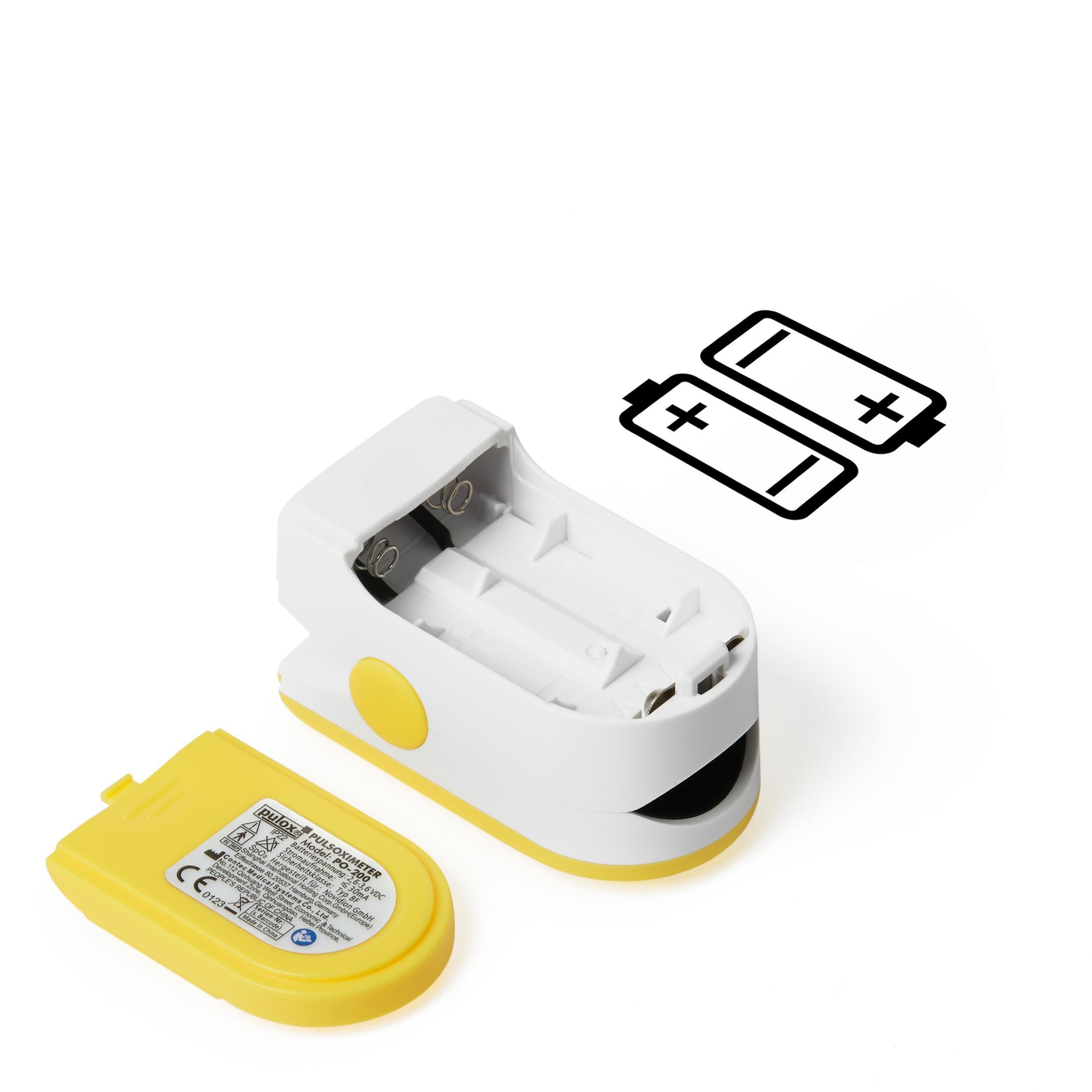 Pulox PO-100 Solo - Finger-Pulsoximeter - Gelb