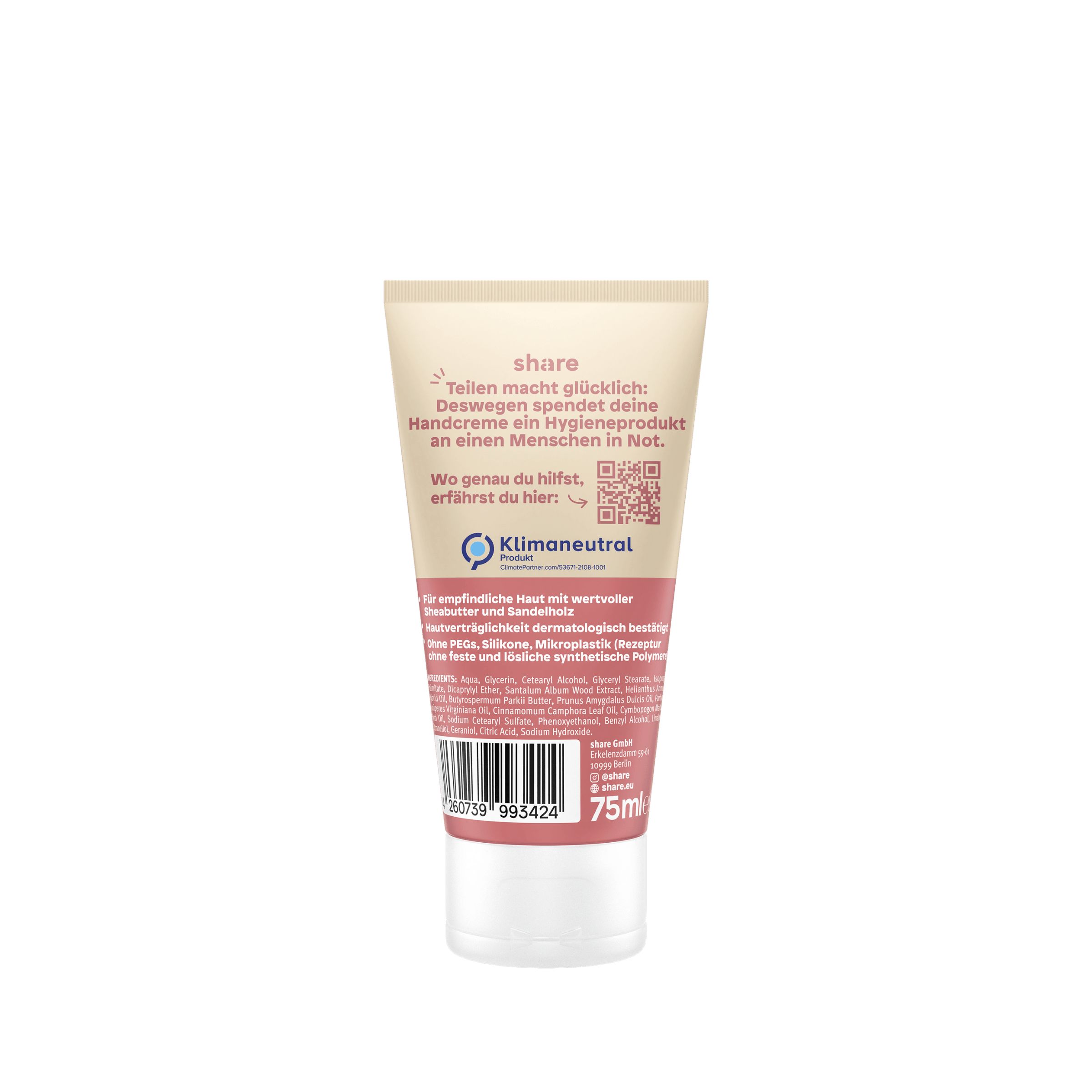 share Handcreme Mandelöl & Sandelholz