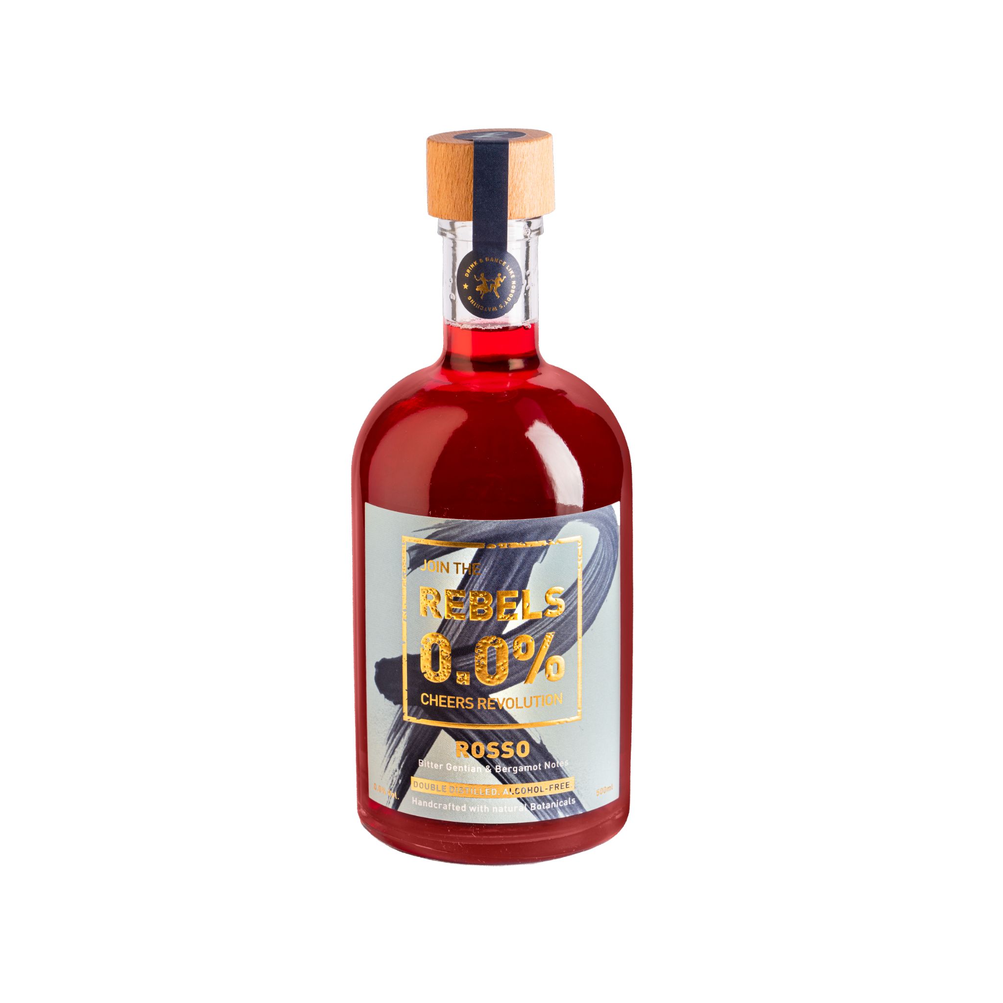 Rebels 0,0% Rosso - alkoholfreier Bitter-Aperitif
