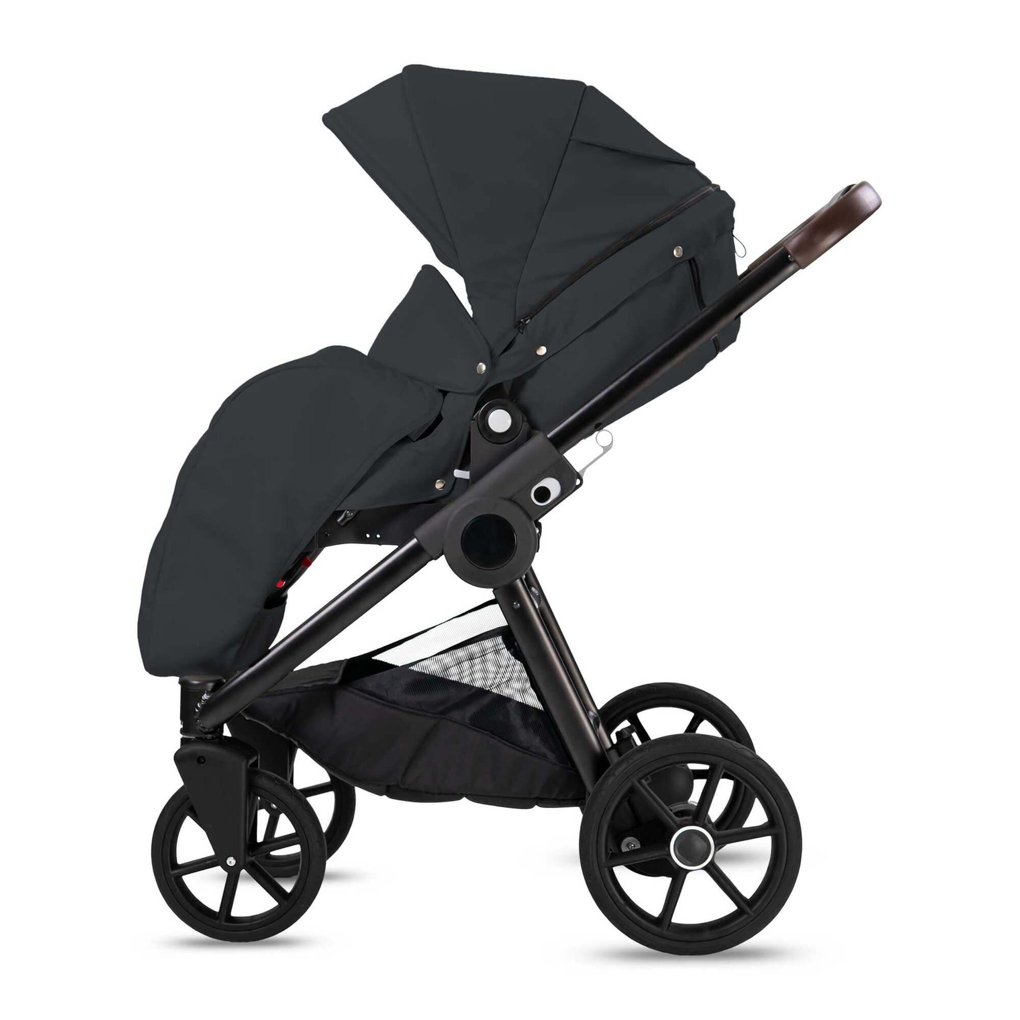 Minigo Groove 2 in 1 Kombikinderwagen GEL Reifen, Dark Grey