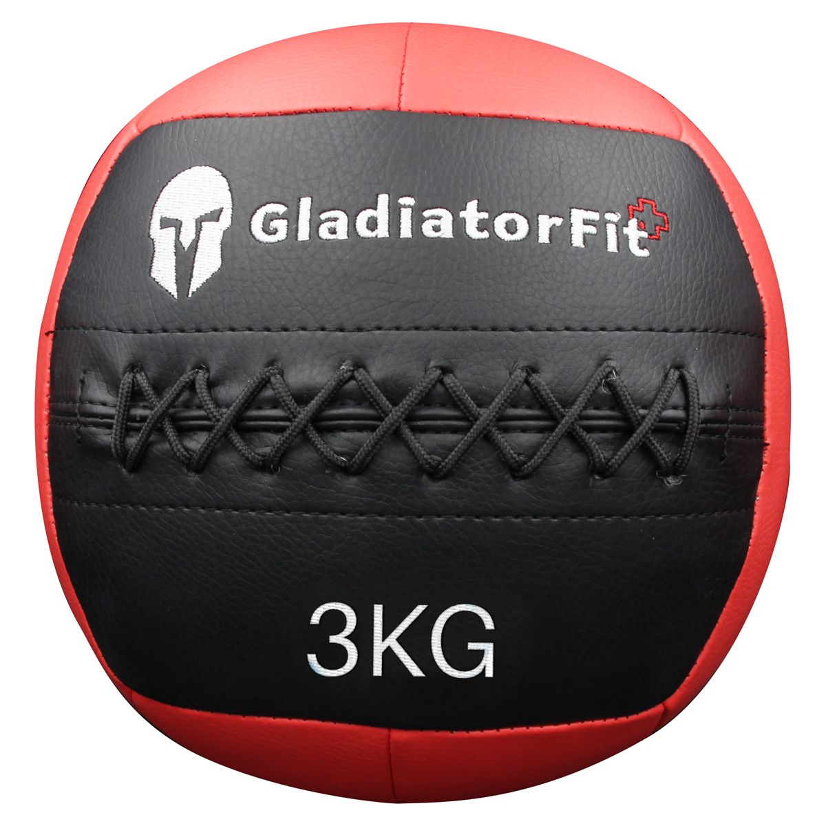 GladiatorFit Ultra-strapazierfähiger Wall Ball aus Kunstleder | 3 KG