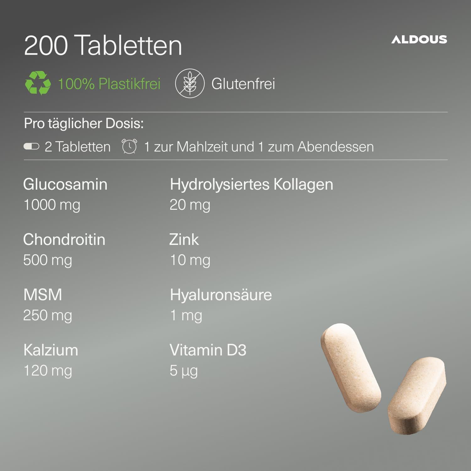 Aldous Glucosamin Chondroitin Tabletten