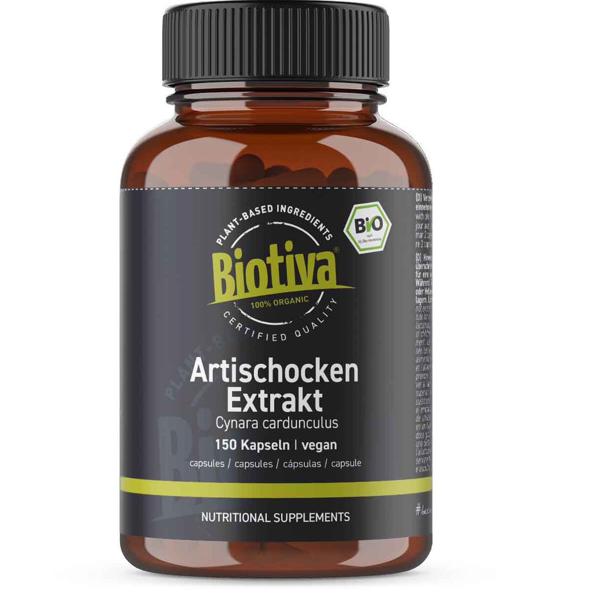 Biotiva Artischocken Extrakt Kapseln Bio