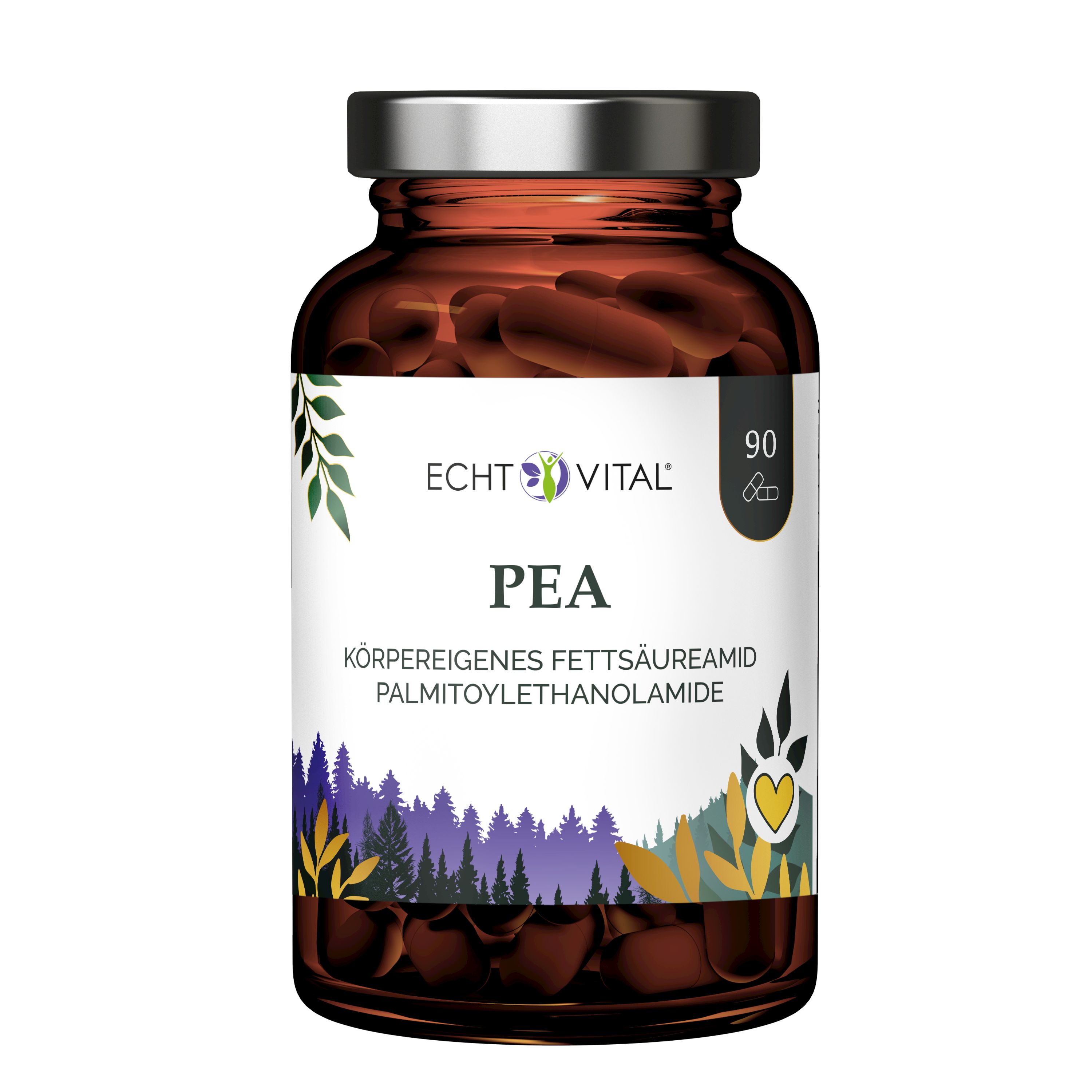 Echt Vital PEA - Palmitoylethanolamid 90 St Kapseln